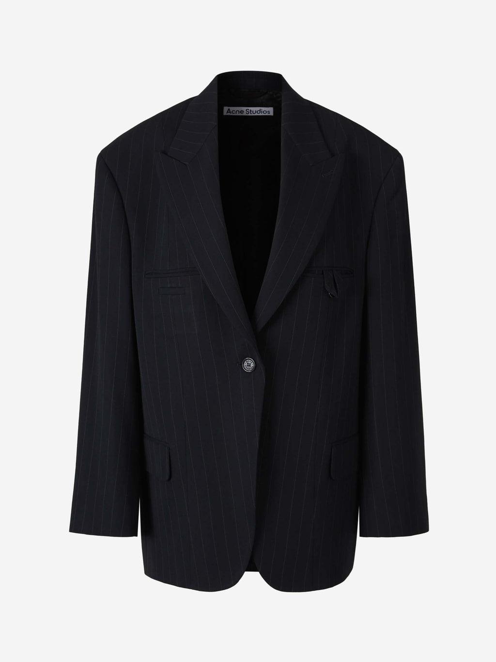 Pinstripe Blazer Acne studios – Гарантія оригінальності – боковий вид