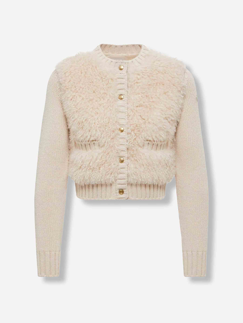 Cardigan Wool Plush Moncler оригінал – Купити в Україні – боковий вид