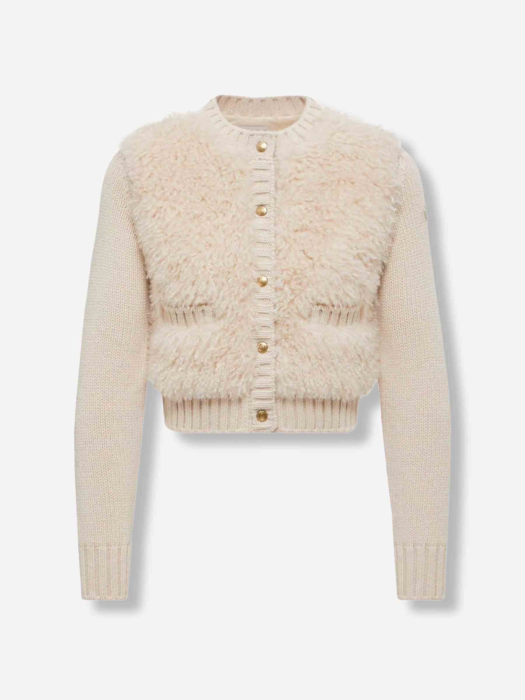 Cardigan Wool Plush Moncler оригінал – Купити в Україні – боковий вид