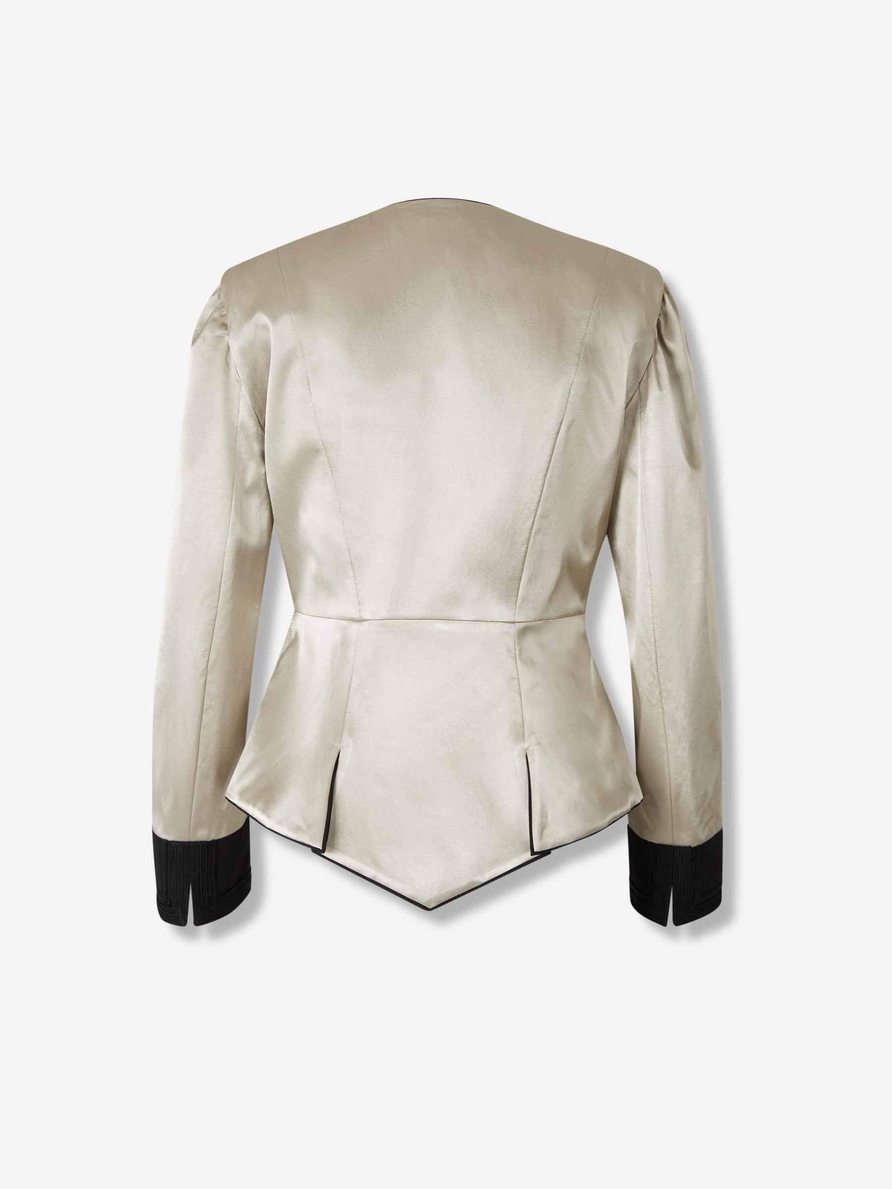 Satin Silk Blazer Chloe – Гарантія оригінальності – вид ззаду