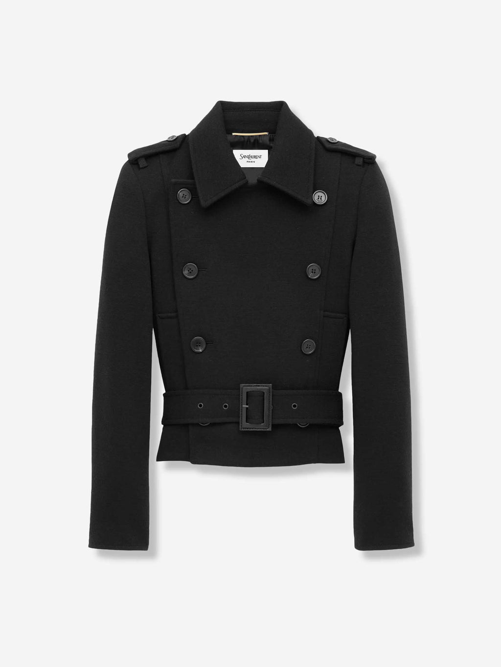 Оригінальна Short Double-Breasted Jacket Saint laurent – боковий вид
