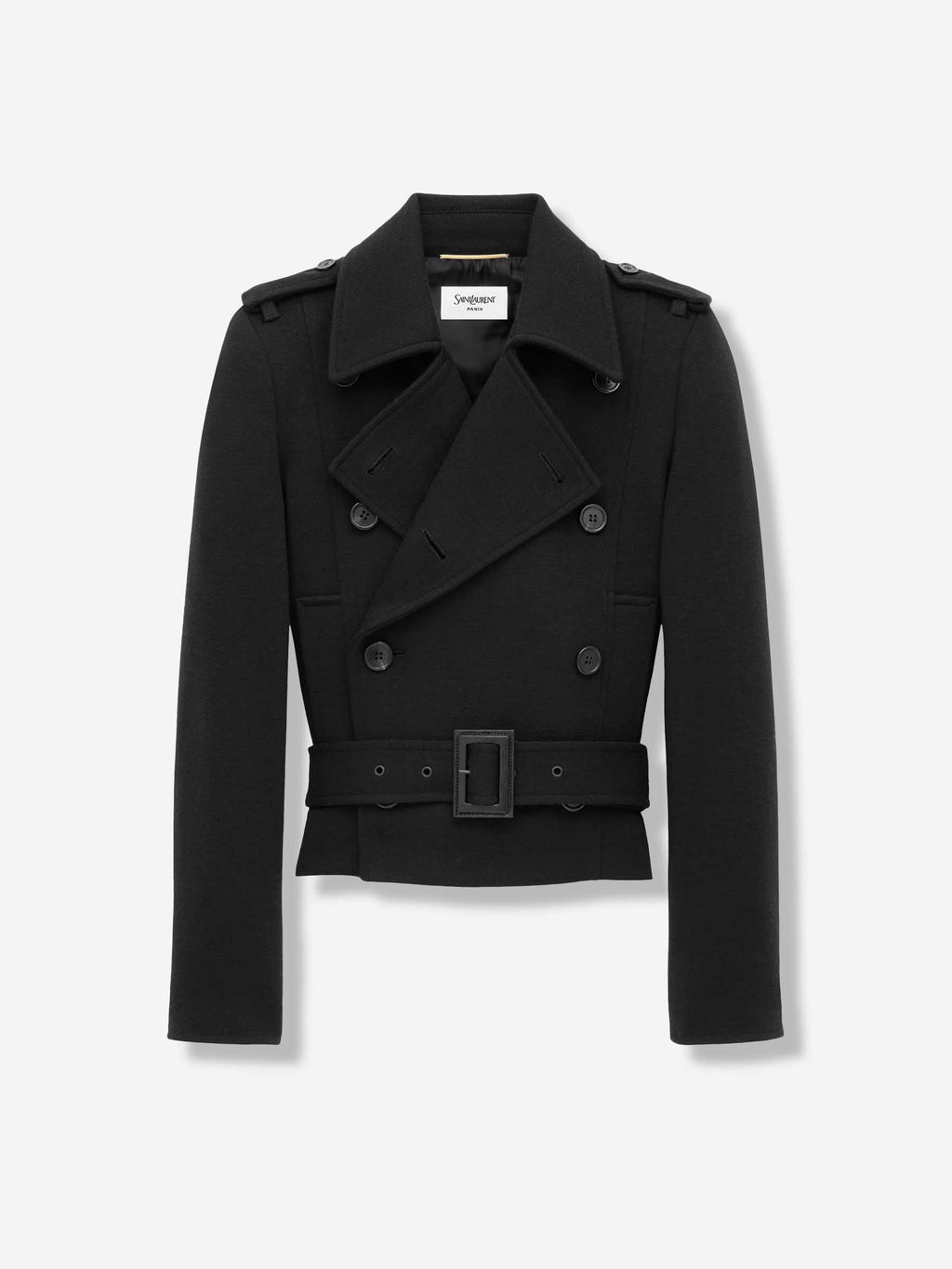 Оригінальна Short Double-Breasted Jacket Saint laurent – вид ззаду
