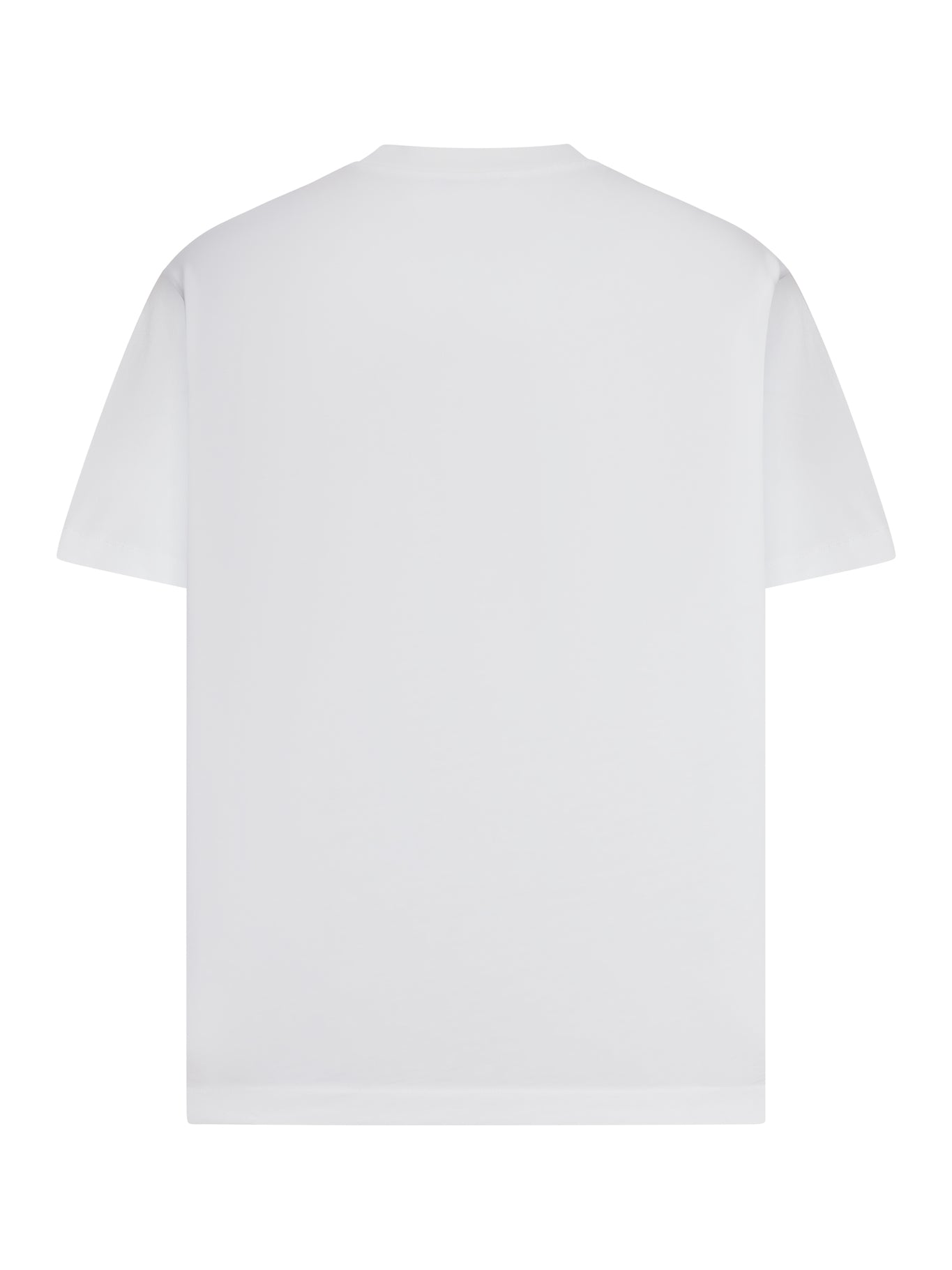 Crew Neck T-Shirt With Print Off-white оригінал – Купити в Україні – вид ззаду