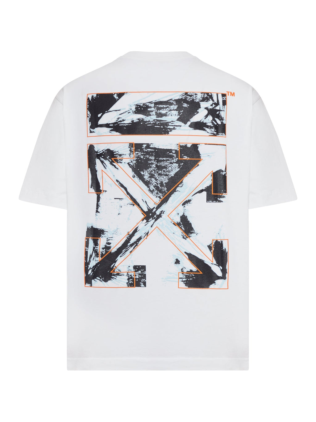 Paint Arrow Skate Short Sleeve T-Shirt Off-white – Гарантія оригінальності – вид ззаду