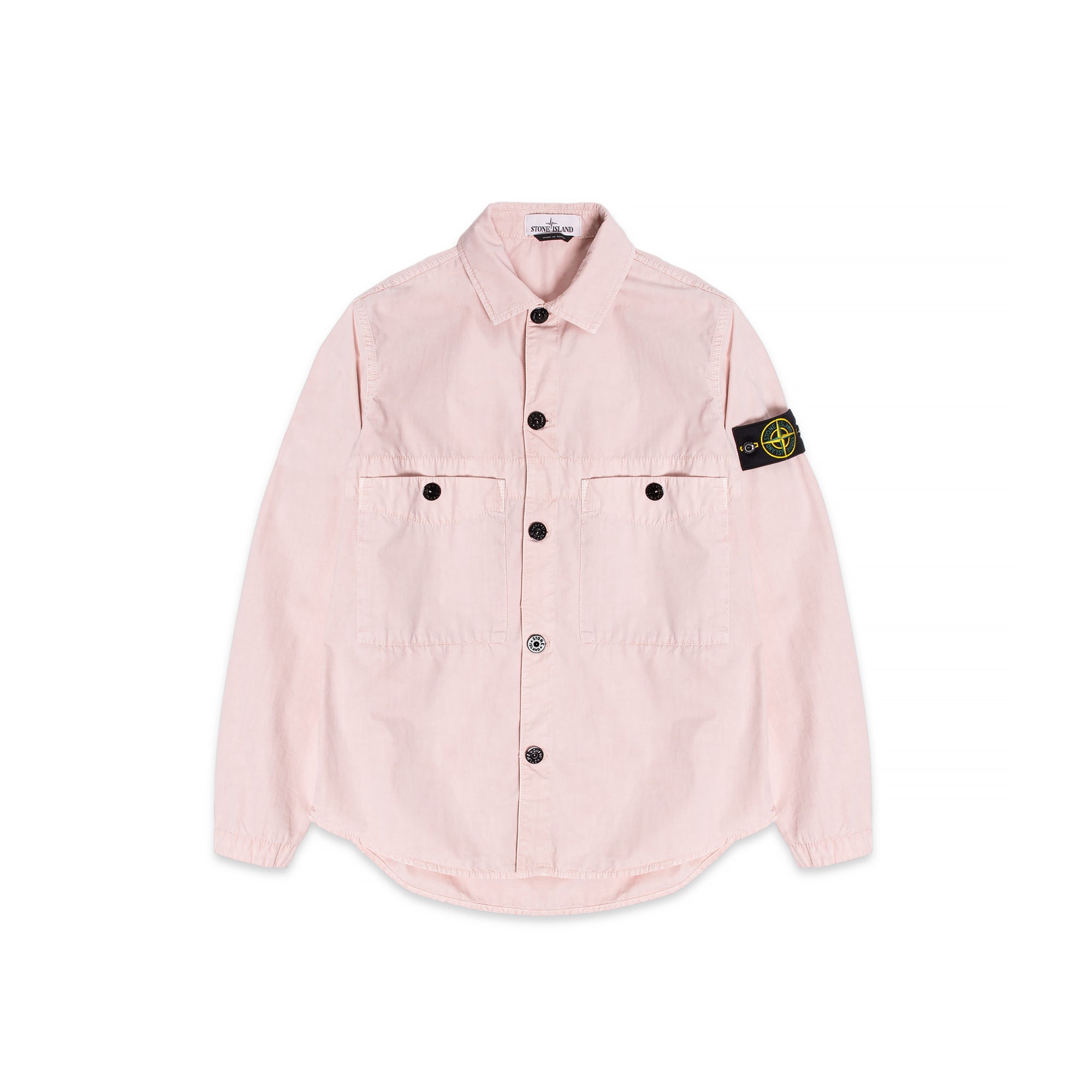 Mens Over Shirt Antique Rose Stone island – Гарантія оригінальності – боковий вид