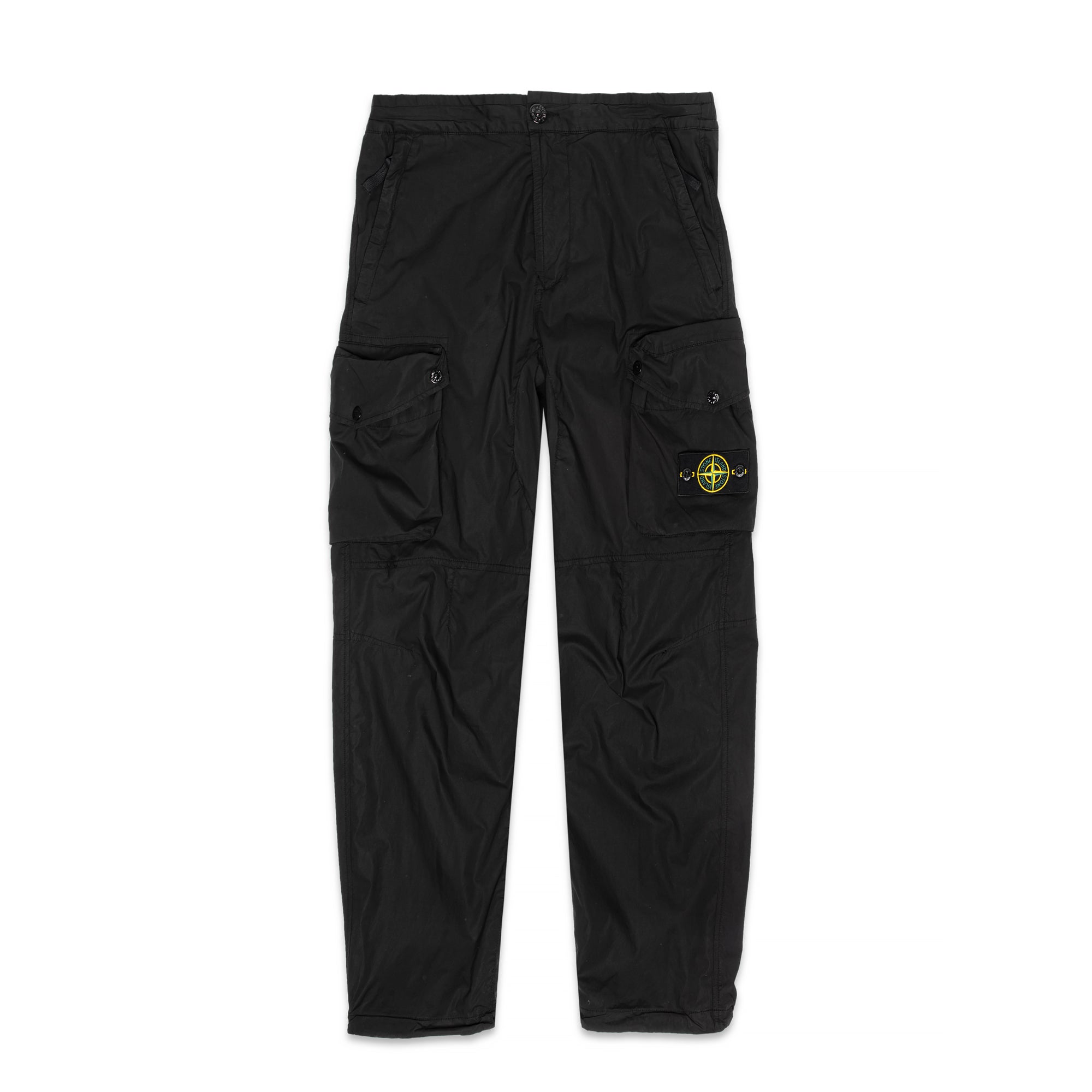 Mens Cargo Pants Black Stone island – Гарантія оригінальності – боковий вид