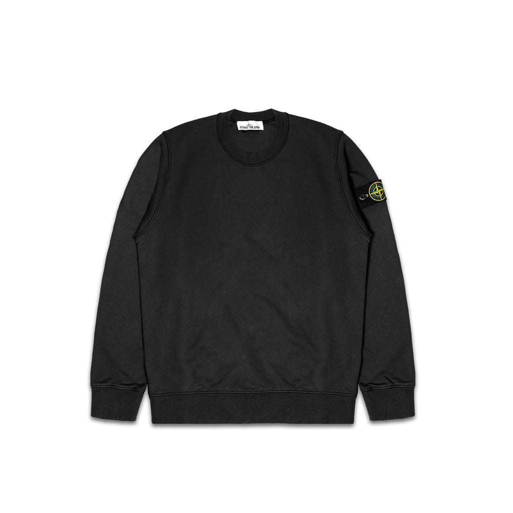 Оригінальна Basic Crewneck In Black Stone island – боковий вид