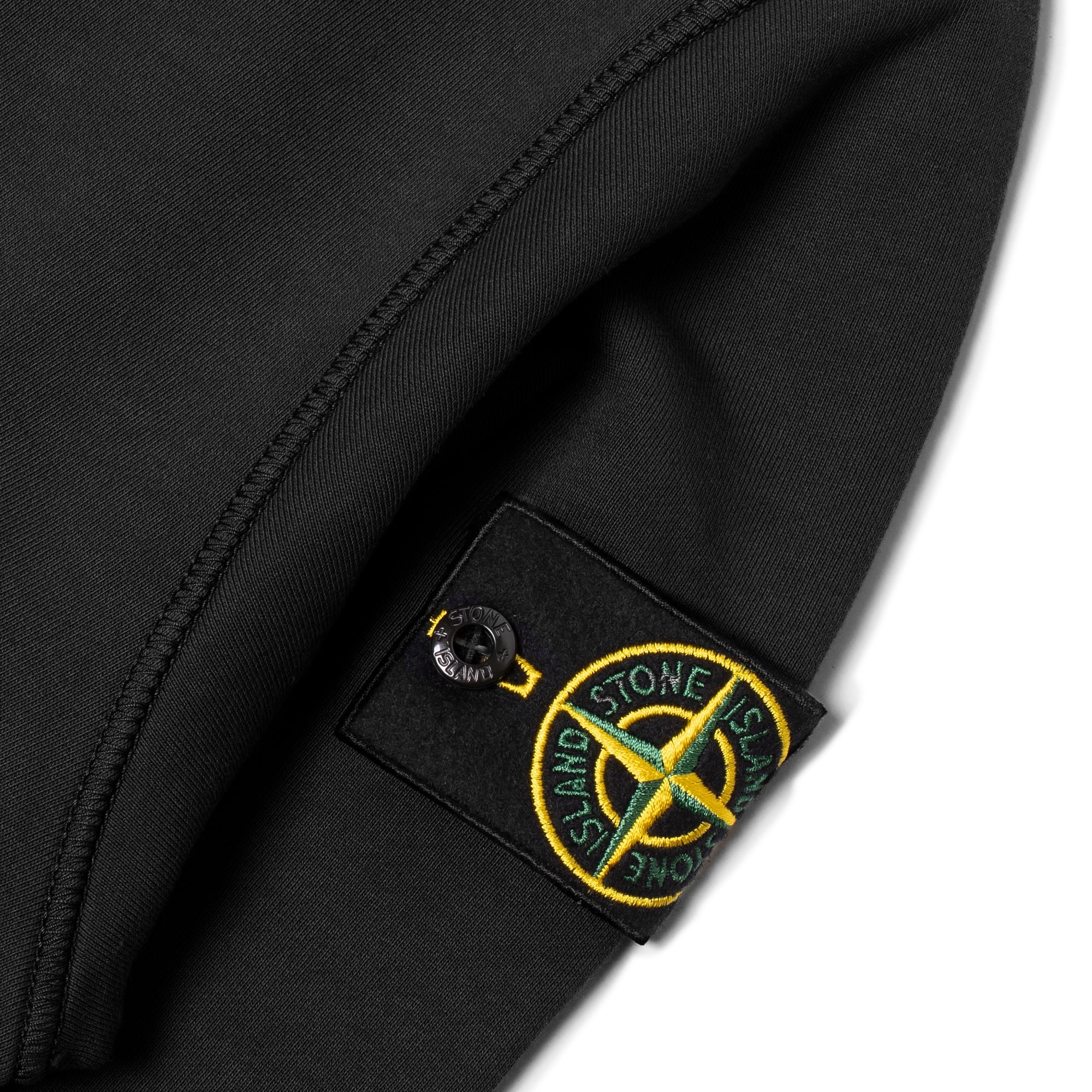 Оригінальна Basic Crewneck In Black Stone island – детальний вид