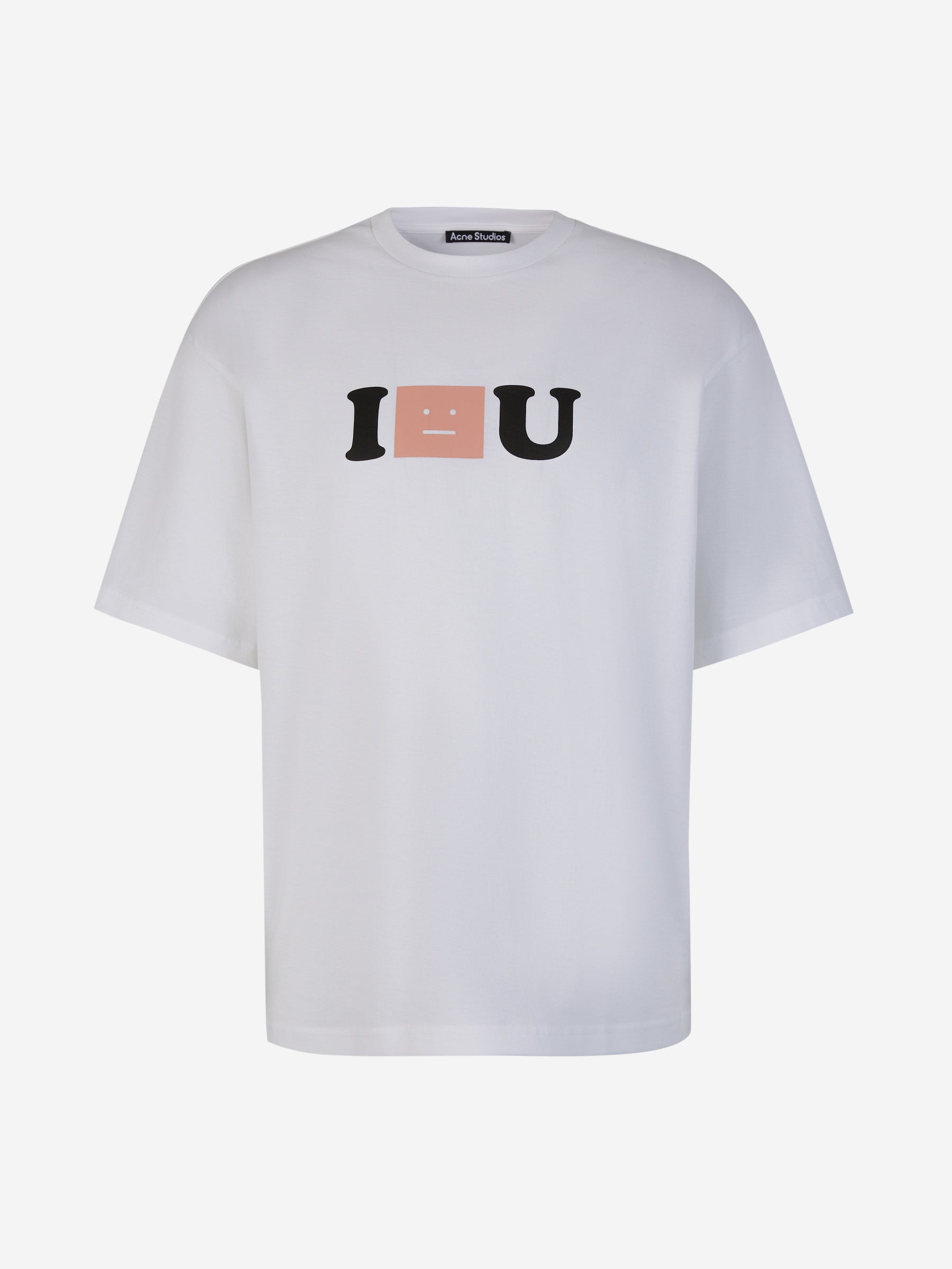 Оригінальна Camiseta Algodón Logo Acne studios – боковий вид