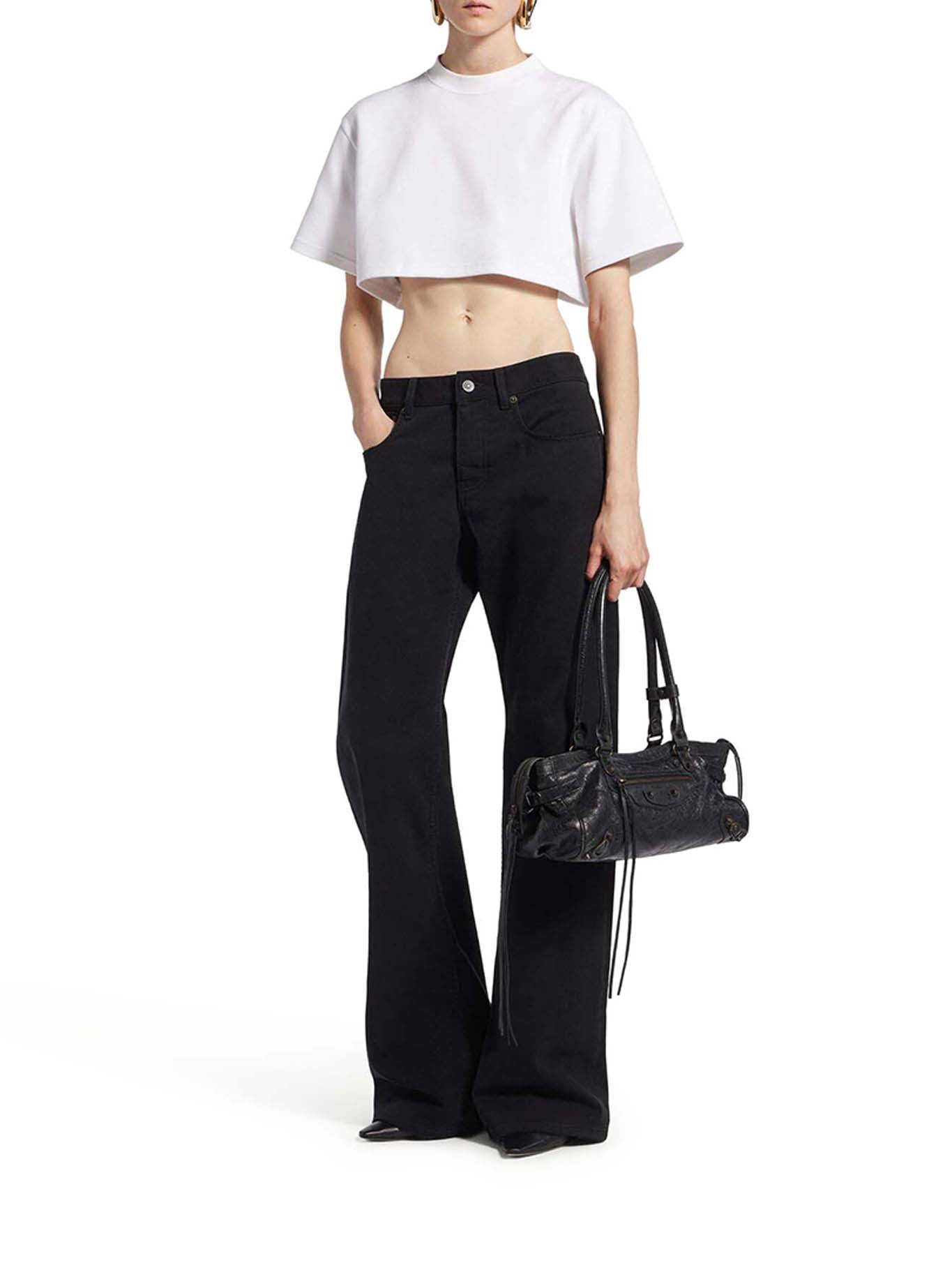 Le City East-West Women`s Bag In Black Balenciaga оригінал – Купити в Україні – вид ззаду