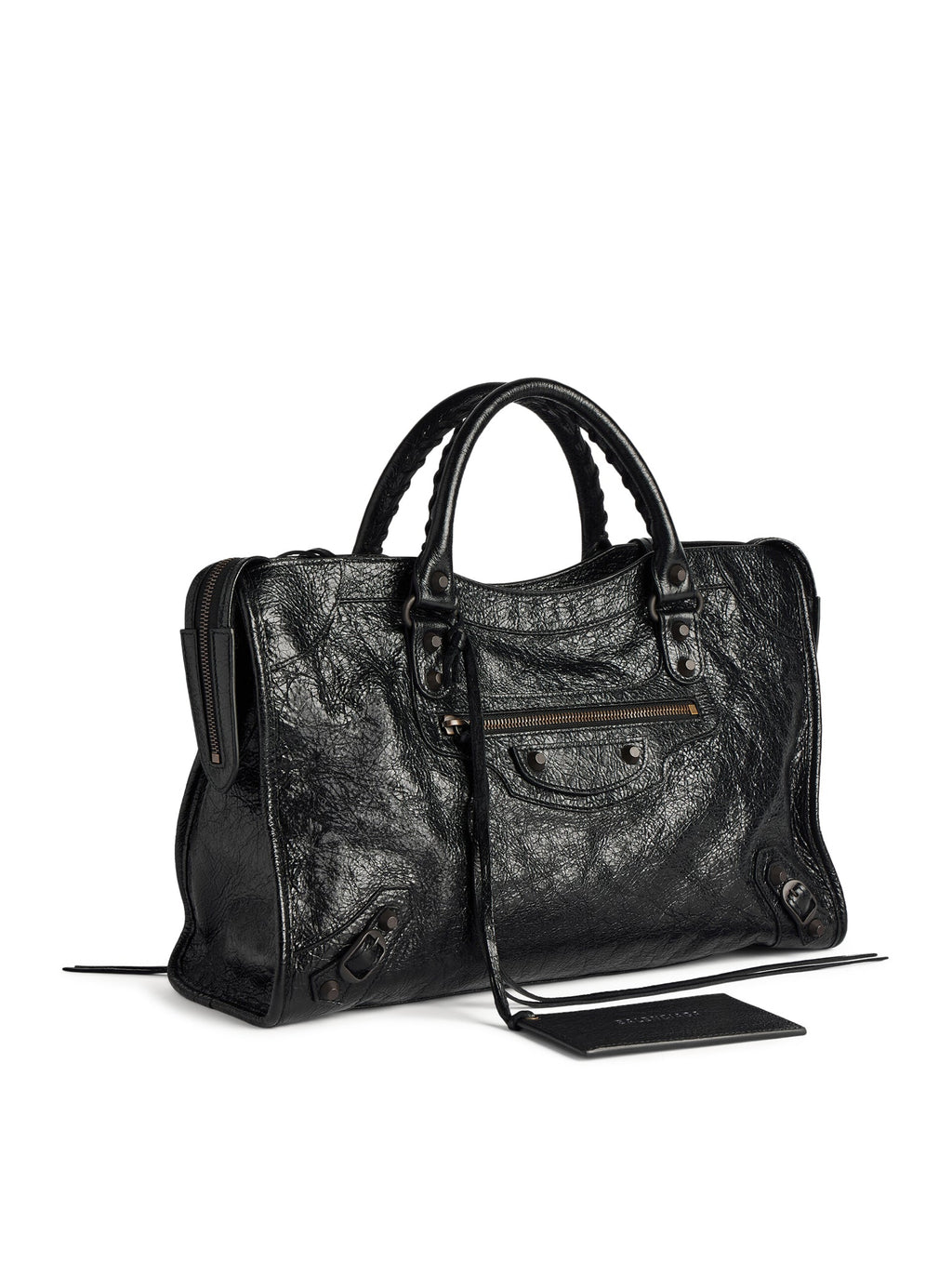 Le City Media Bag In Black Balenciaga – Гарантія оригінальності – вид ззаду