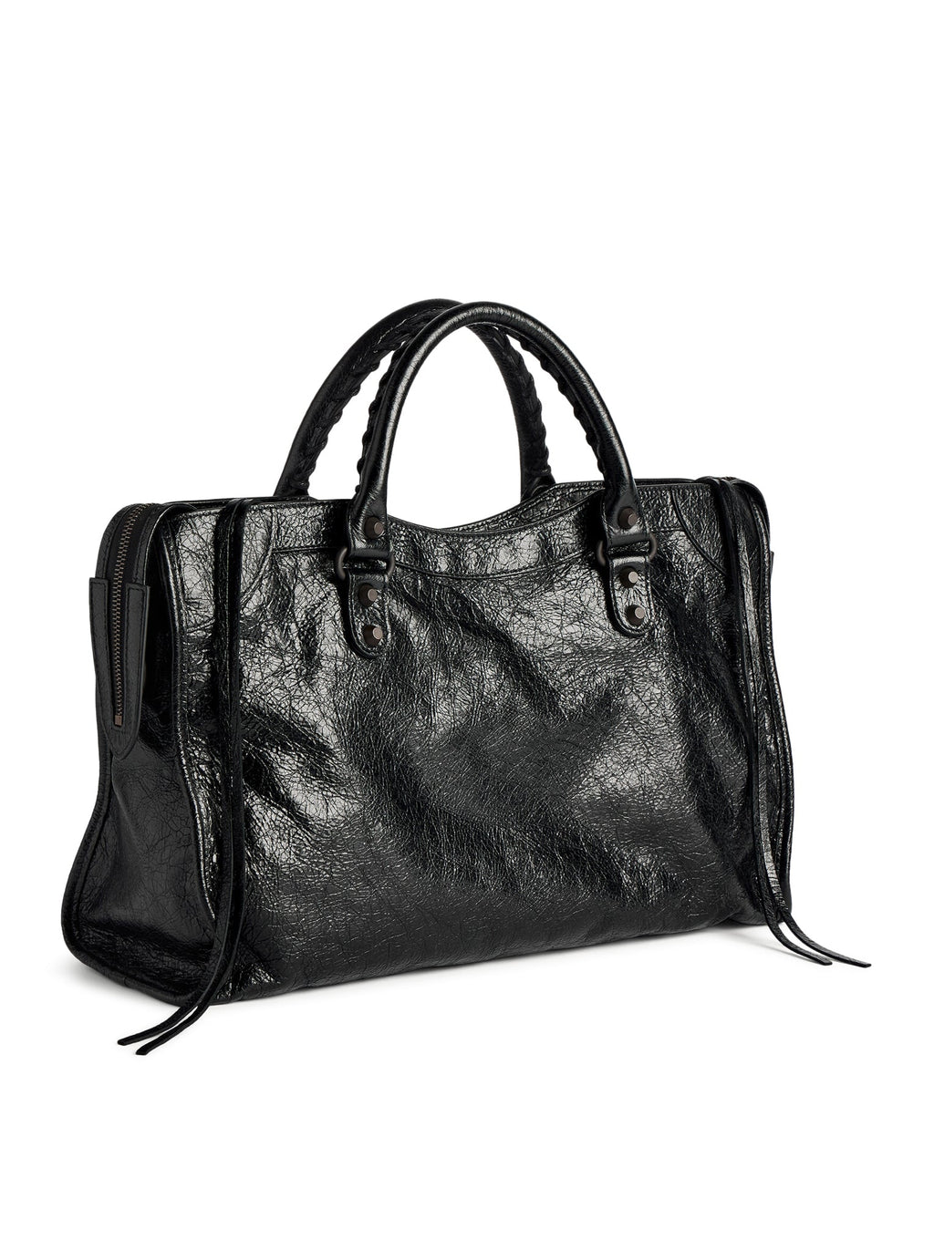Le City Media Bag In Black Balenciaga – Гарантія оригінальності – детальний вид