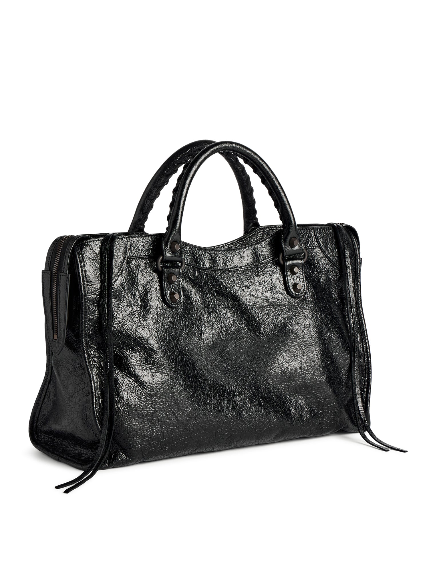 Le City Media Bag In Black Balenciaga – Гарантія оригінальності – детальний вид