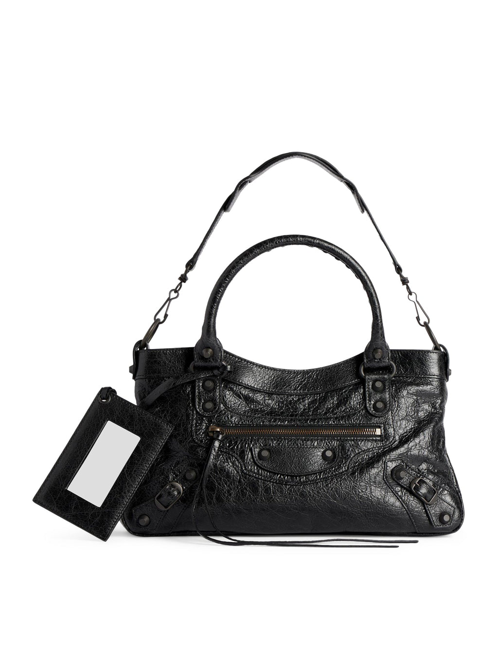 Le City First Women`s Bag In Black Balenciaga оригінал – Купити в Україні – боковий вид