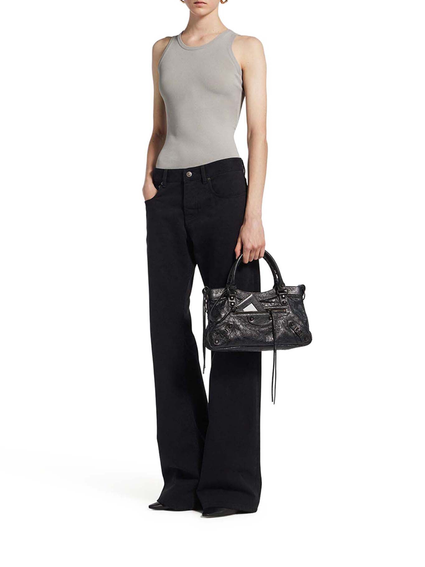 Le City First Women`s Bag In Black Balenciaga оригінал – Купити в Україні – вид ззаду