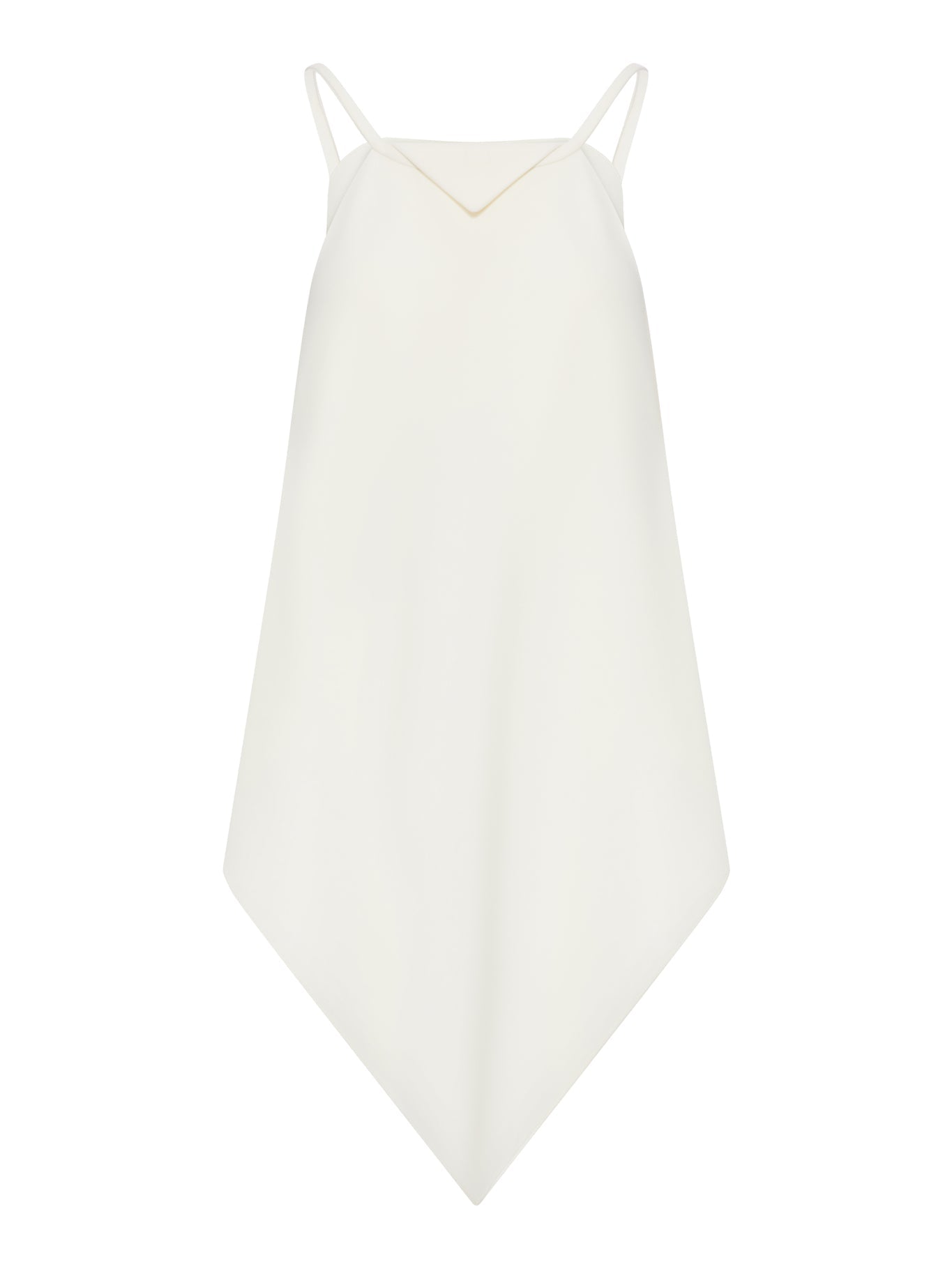 Women`s Scarf Top In Ivory Balenciaga – Гарантія оригінальності – боковий вид