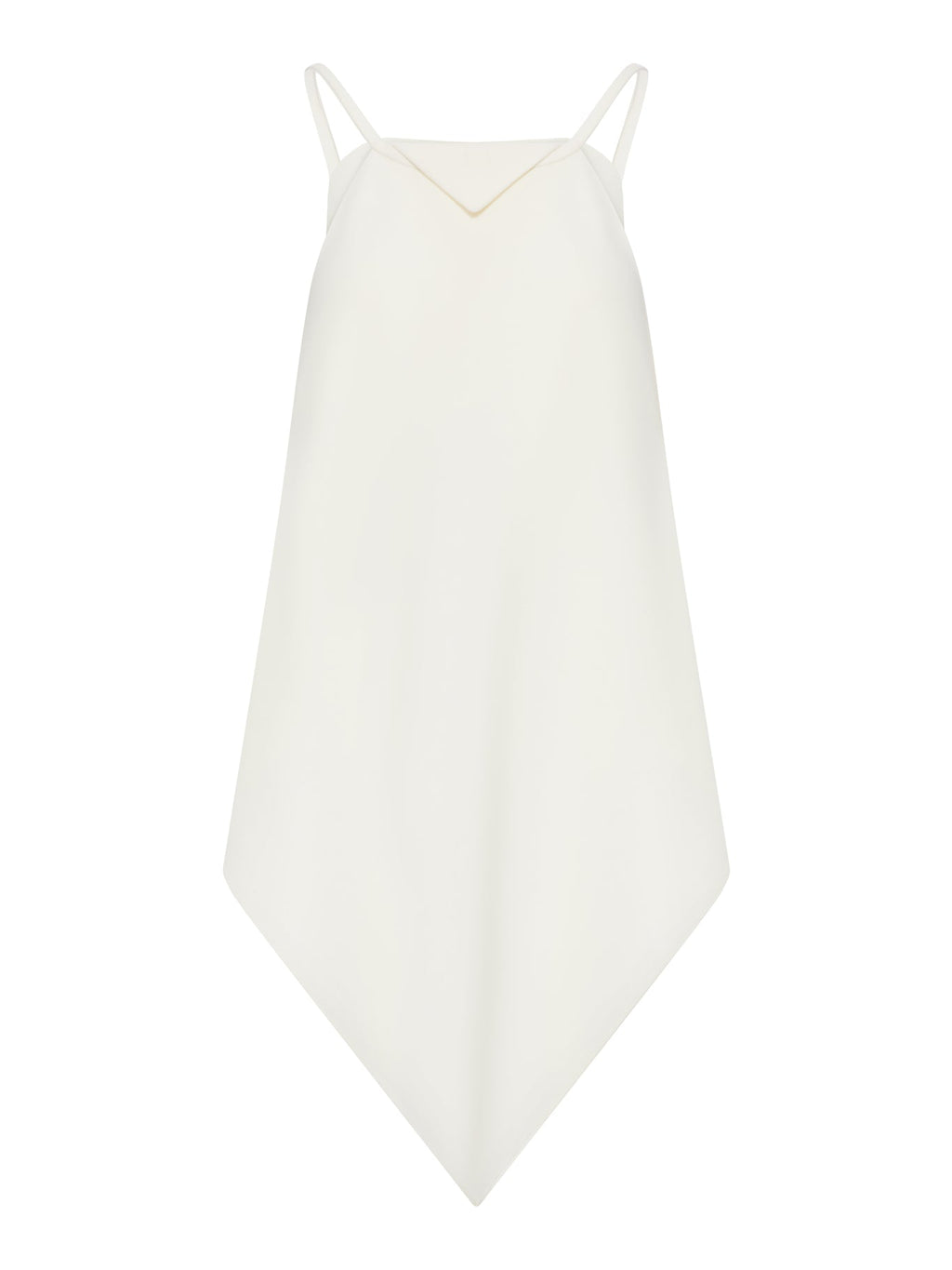 Women`s Scarf Top In Ivory Balenciaga – Гарантія оригінальності – боковий вид