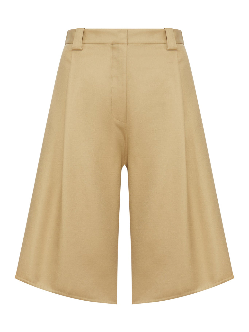 Tulip-Shaped Cotton Bermuda Shorts Balenciaga оригінал – Купити в Україні – боковий вид