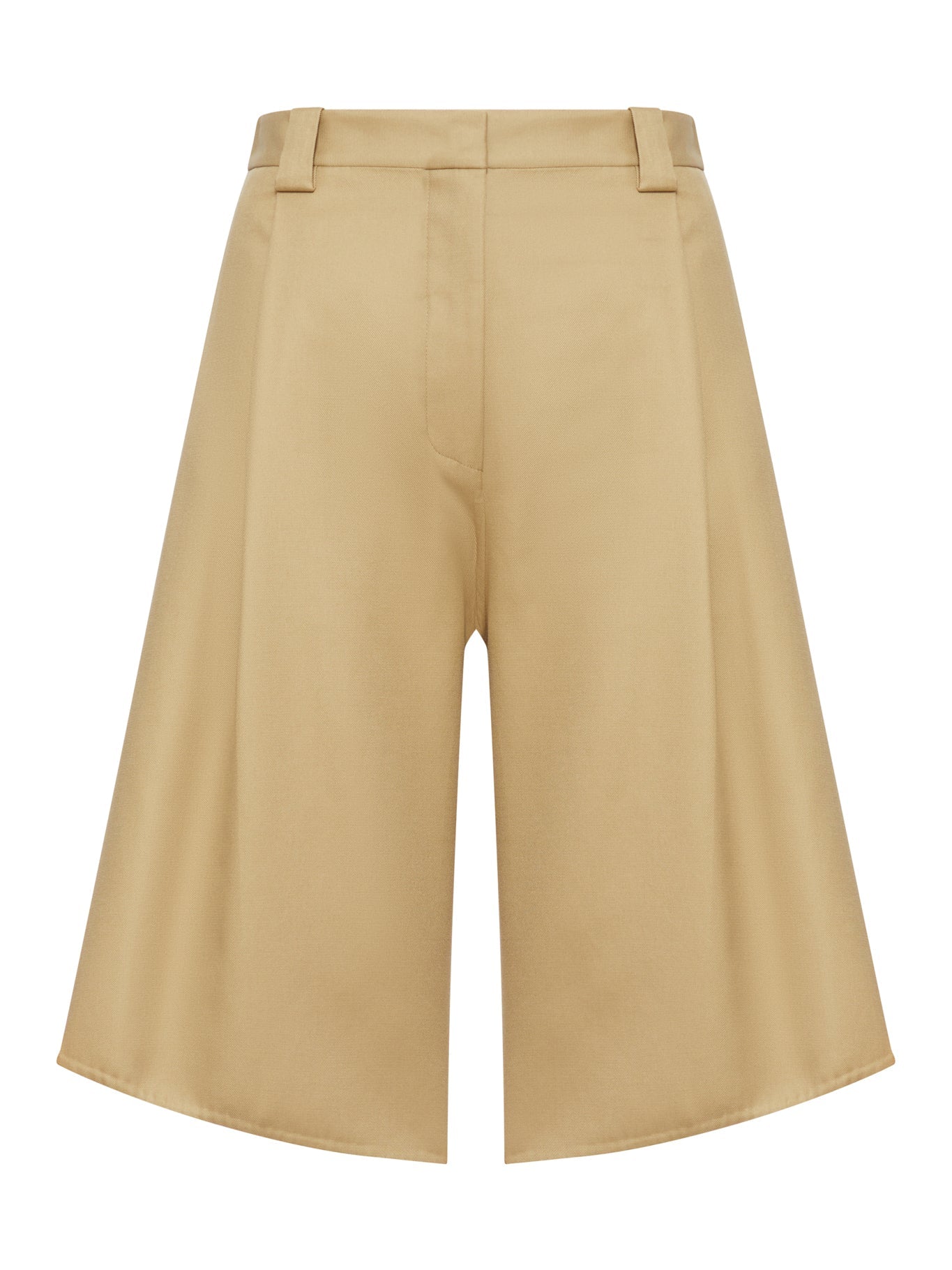 Tulip-Shaped Cotton Bermuda Shorts Balenciaga оригінал – Купити в Україні – боковий вид