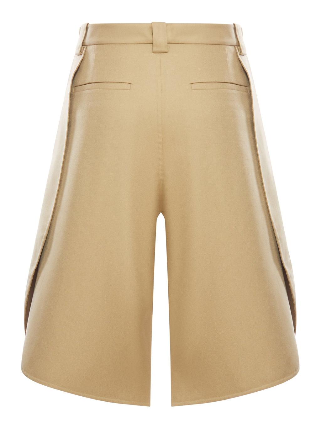 Tulip-Shaped Cotton Bermuda Shorts Balenciaga оригінал – Купити в Україні – вид ззаду