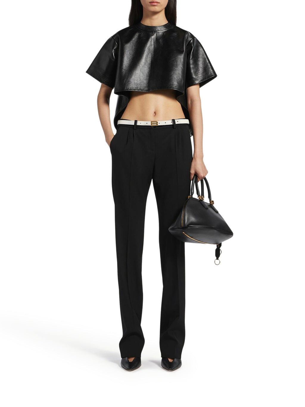 Slim Fit Tailored Trousers Balenciaga – Гарантія оригінальності – вид ззаду