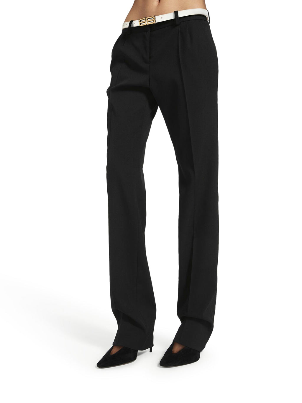 Slim Fit Tailored Trousers Balenciaga – Гарантія оригінальності – збільшений вид