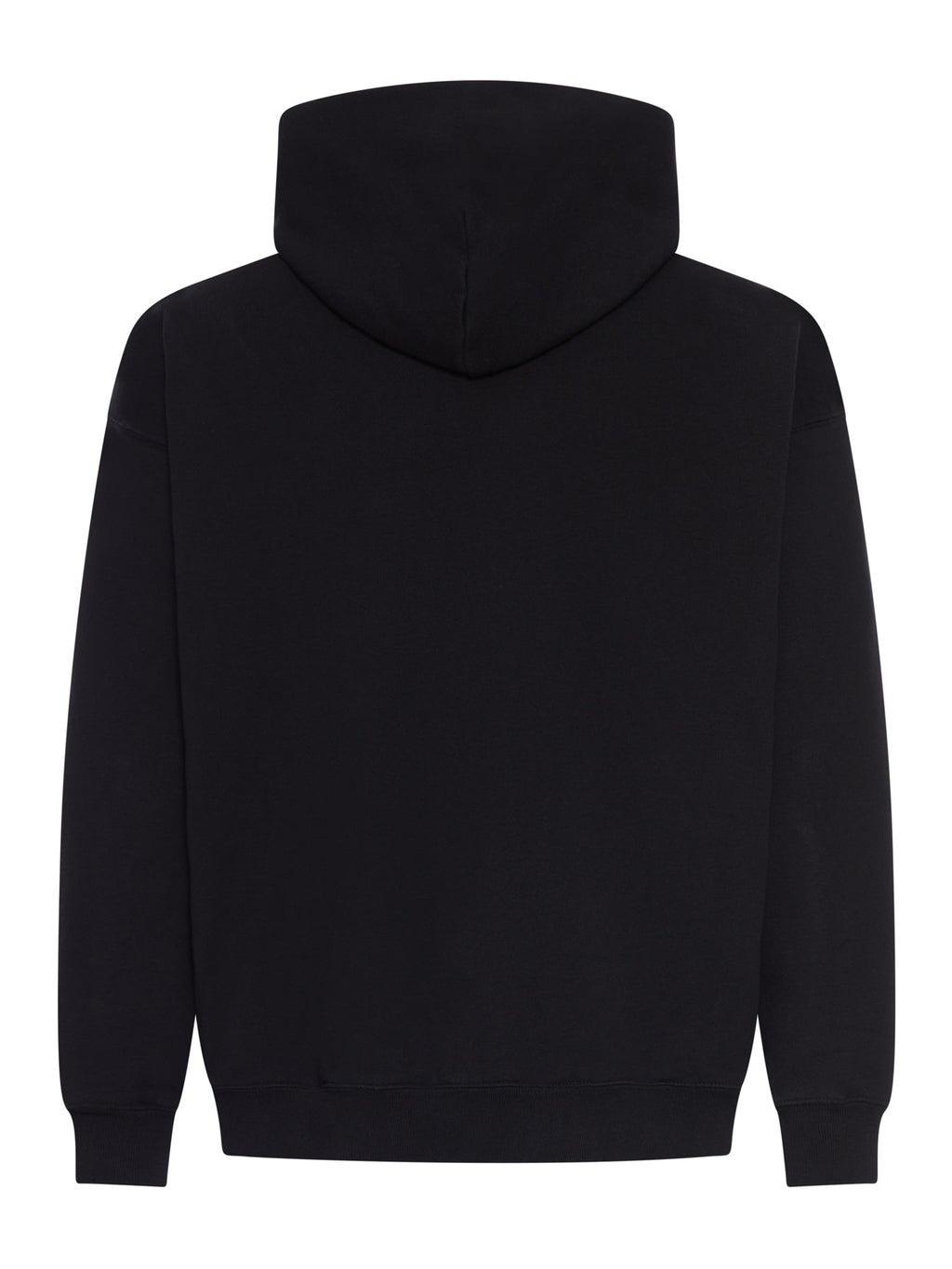Cotton Hoodie With Placed Print Balenciaga – Гарантія оригінальності – вид ззаду