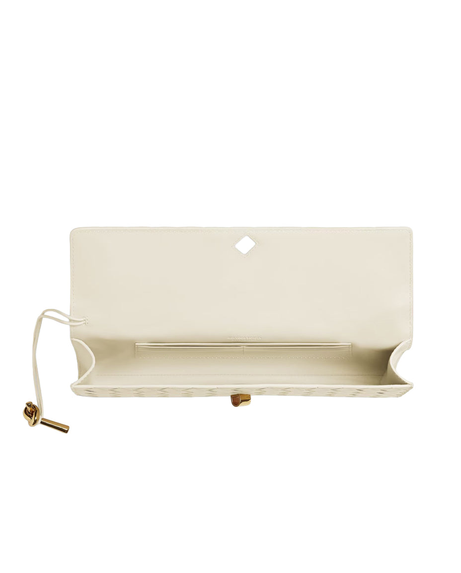 Andiamo Leather Clutch Bottega veneta – Гарантія оригінальності – збільшений вид