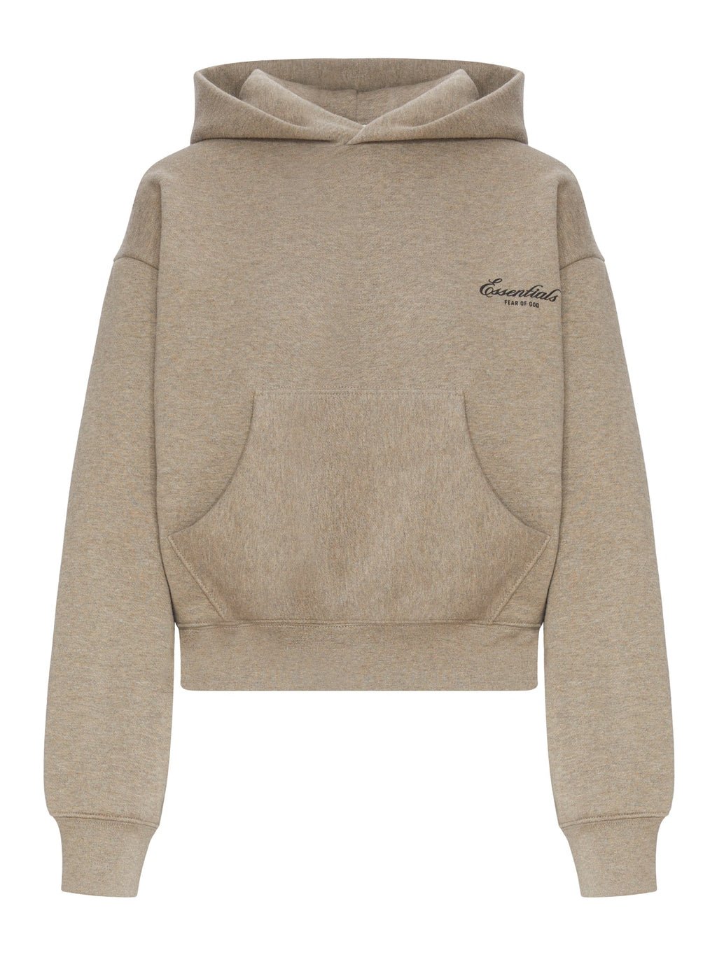 Cotton Blend Hoodie With Logo Fear of god – Гарантія оригінальності – боковий вид