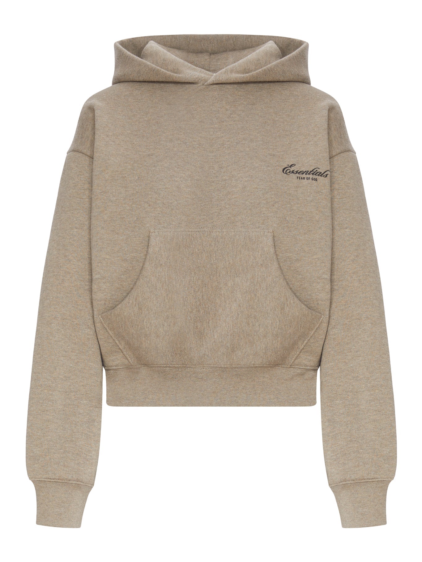 Cotton Blend Hoodie With Logo Fear of god – Гарантія оригінальності – боковий вид - FEAR OF GOD
