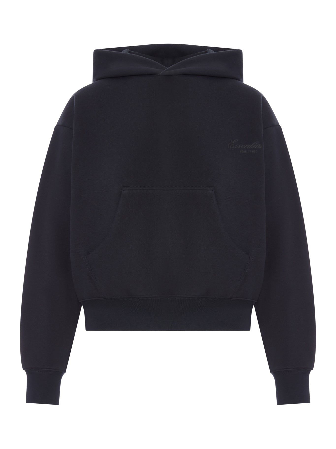 Cotton Blend Hoodie With Logo Fear of god – Гарантія оригінальності – боковий вид