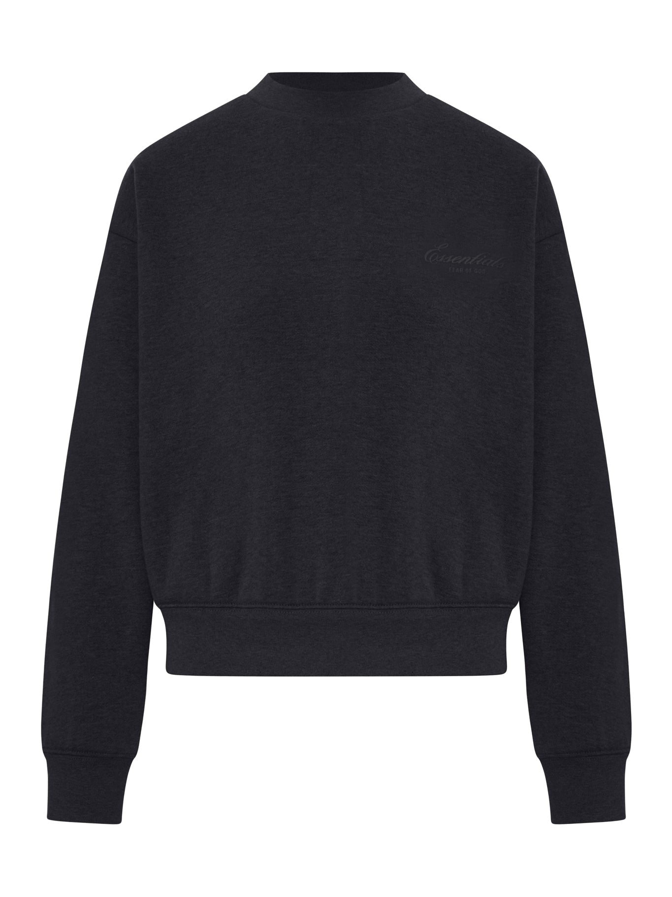 Crew Neck Sweatshirt With Logo In Cotton Fear of god – Гарантія оригінальності – боковий вид - FEAR OF GOD
