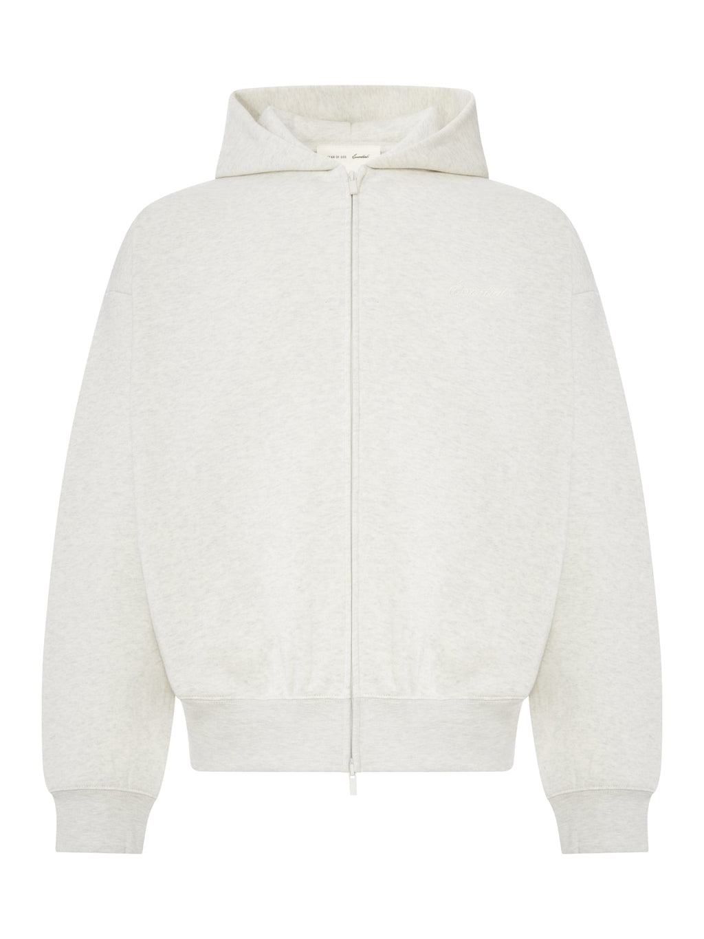 Оригінальна Cotton Blend Zip-Up Hoodie Fear of god – боковий вид