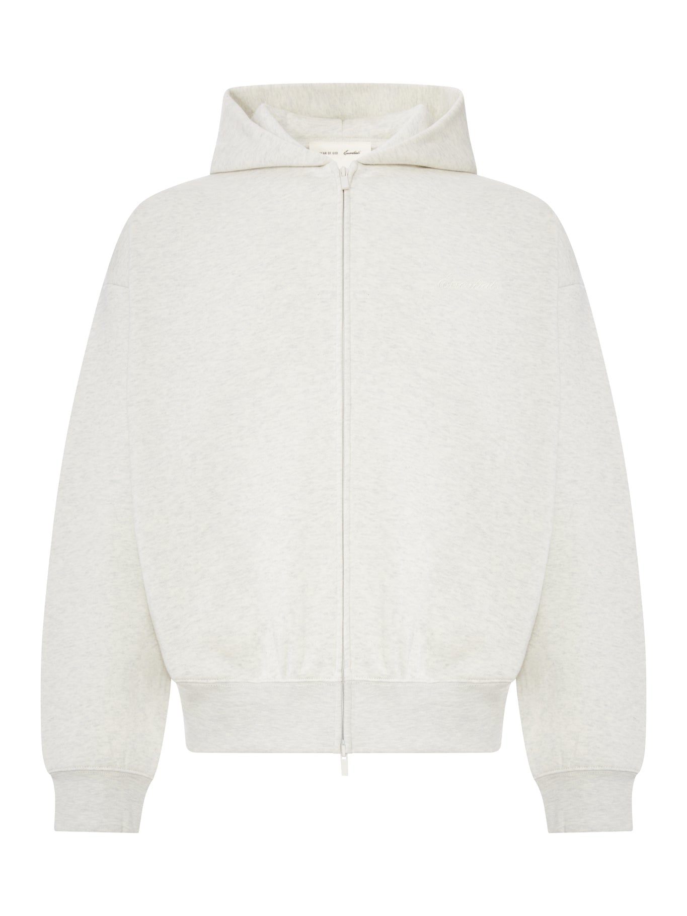 Оригінальна Cotton Blend Zip-Up Hoodie Fear of god – боковий вид - FEAR OF GOD