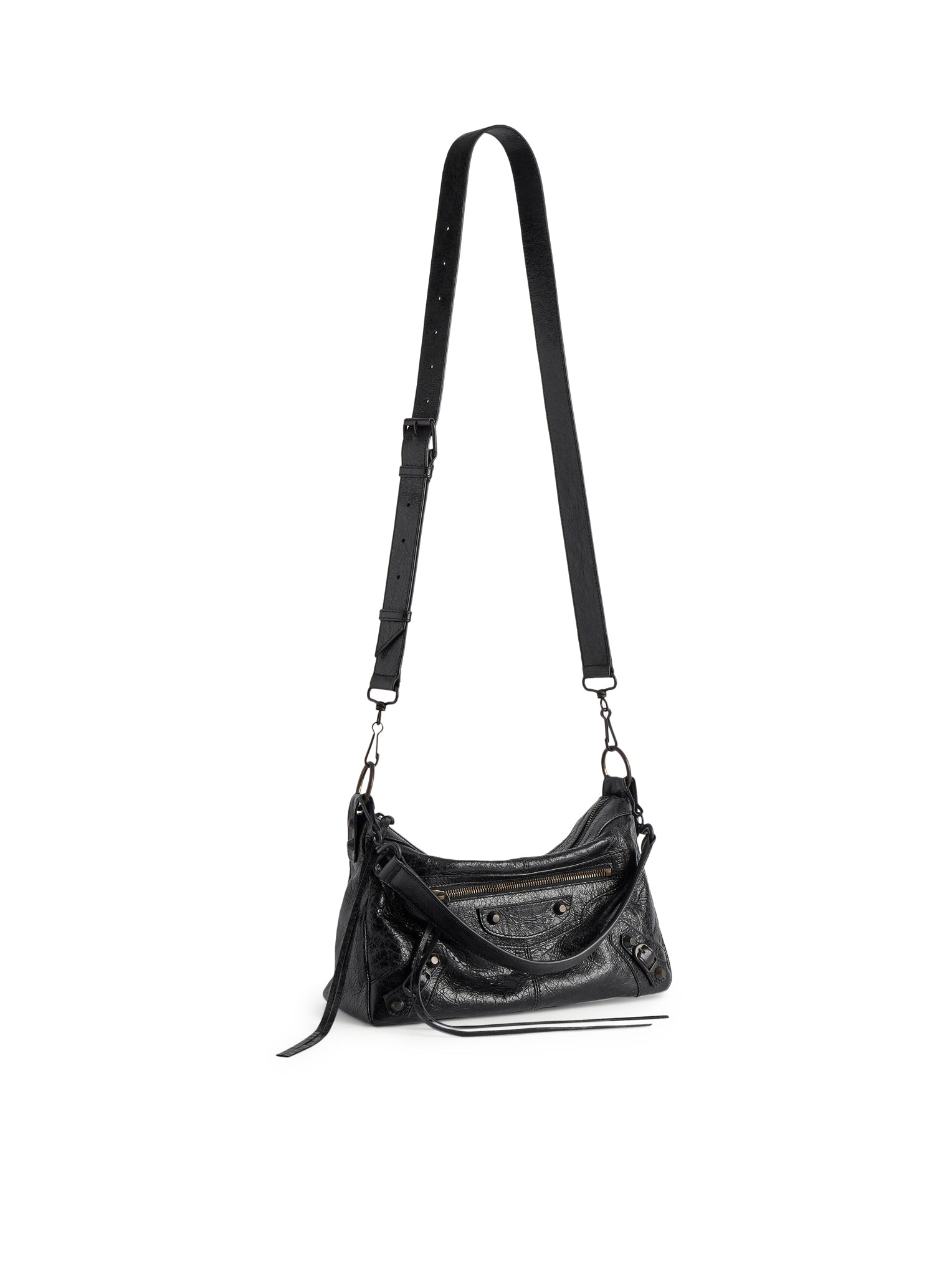 Оригінальна The City Small Motorcycle In Black Arena Lambskin Balenciaga – вид 6