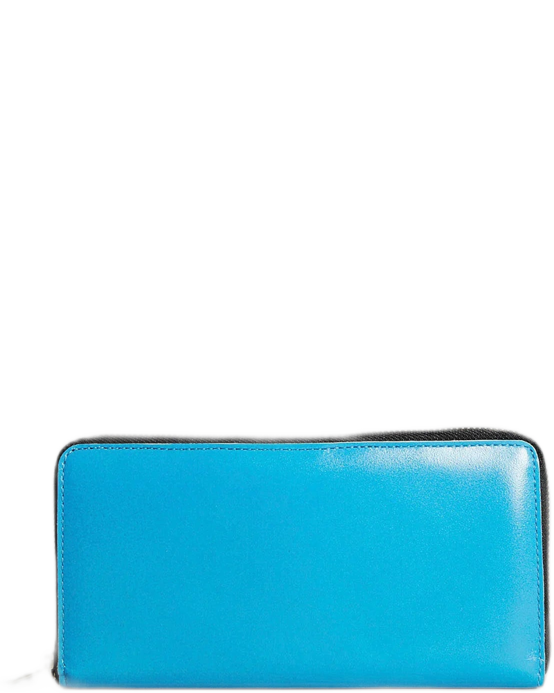 Portafoglio per passaporto in pelle Super Fluo - COMME DES GARCONS (Background Removed)