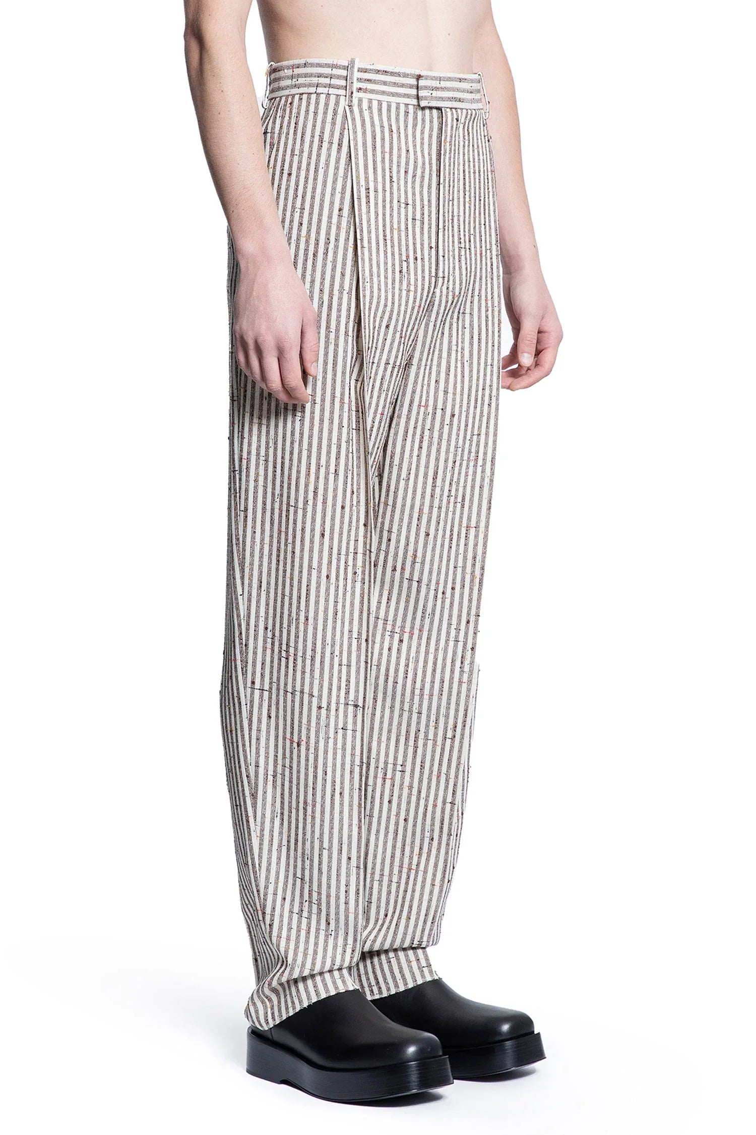 Оригінальна Subtle Stripe Wool Trousers Bottega veneta – детальний вид
