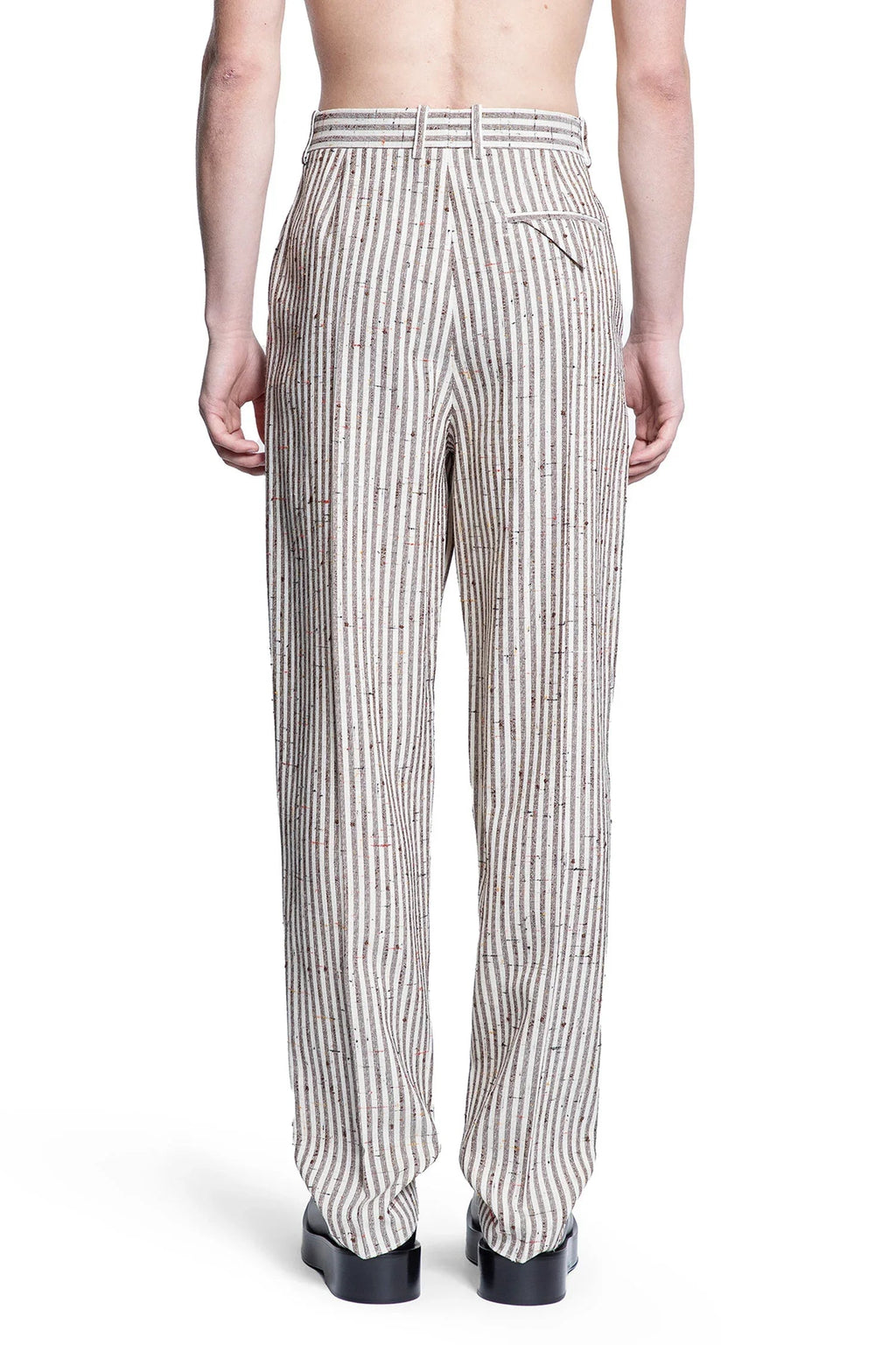 Оригінальна Subtle Stripe Wool Trousers Bottega veneta – збільшений вид