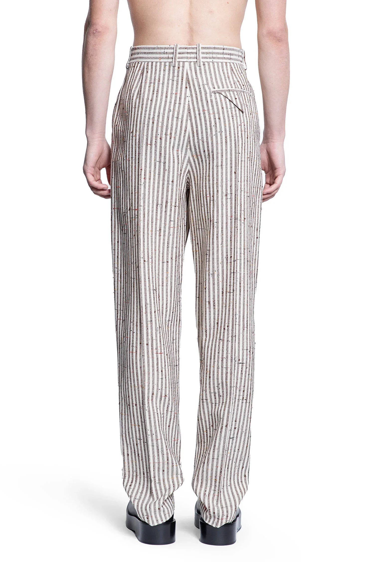 Оригінальна Subtle Stripe Wool Trousers Bottega veneta – збільшений вид