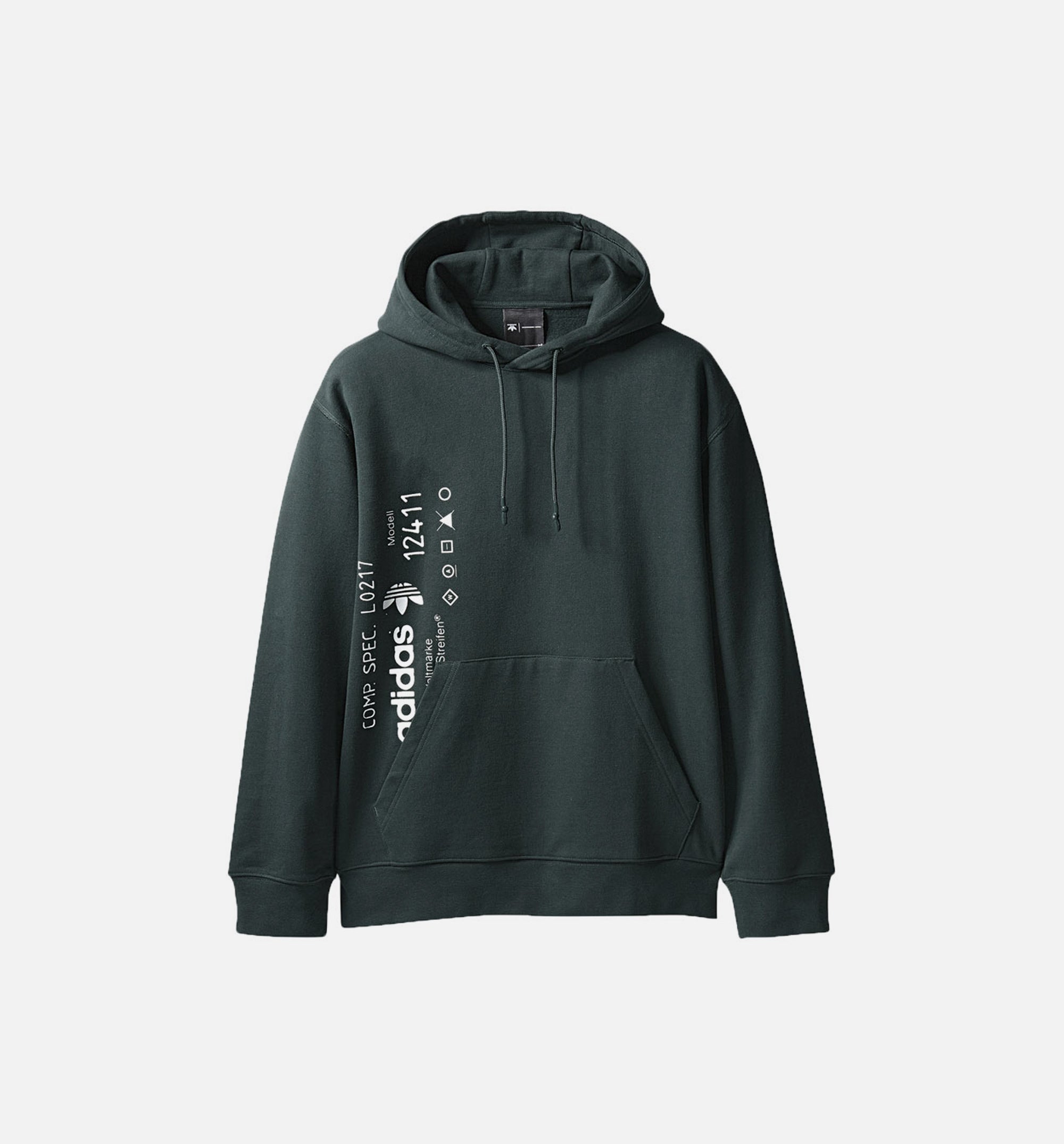 Alexander Wang X Adidas Collection Aw Graphic Mens Hoodie Adidas оригінал – Купити в Україні – боковий вид - ADIDAS