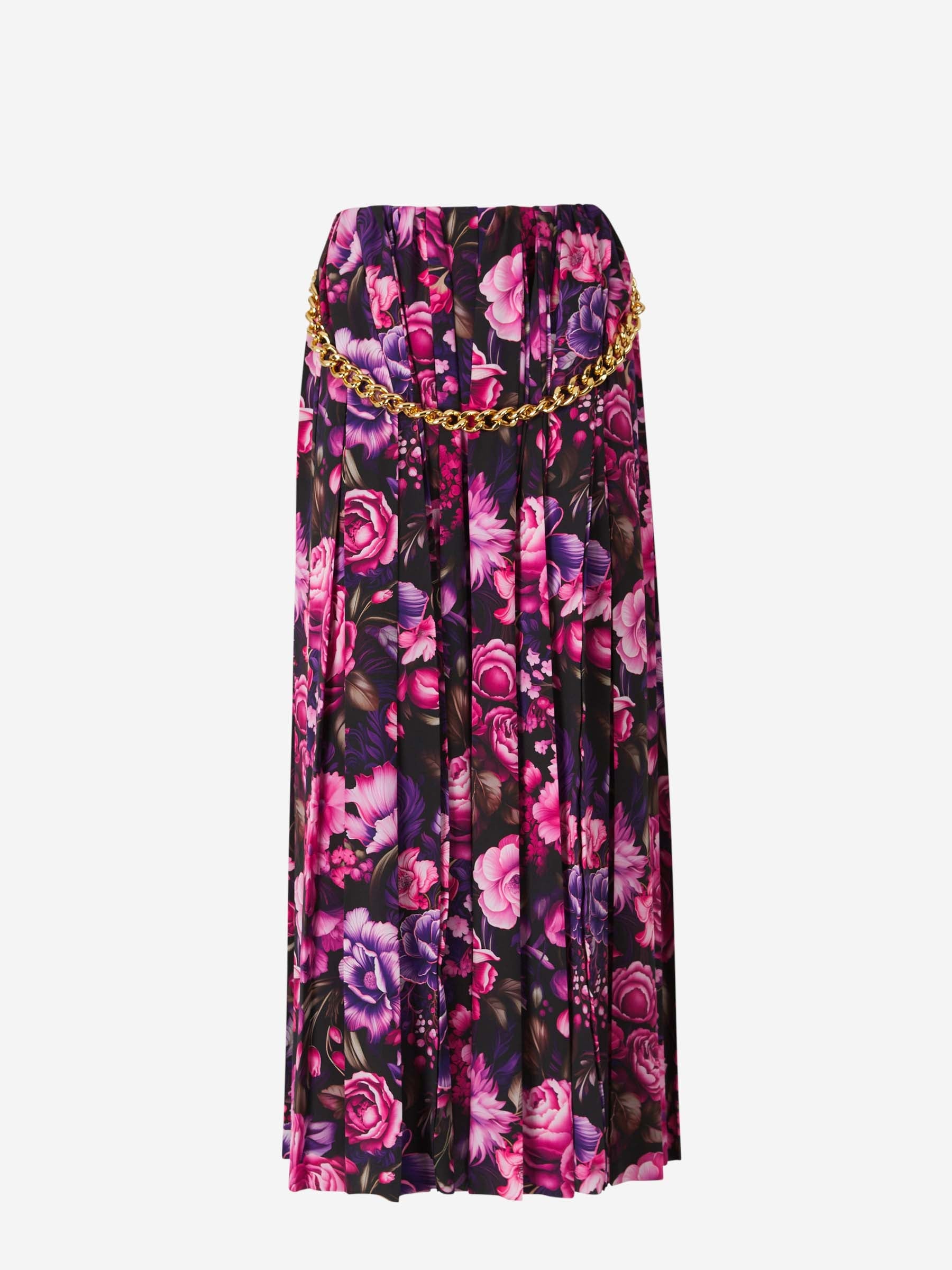 Pleated Maxi Skirt Balenciaga оригінал – Купити в Україні – боковий вид