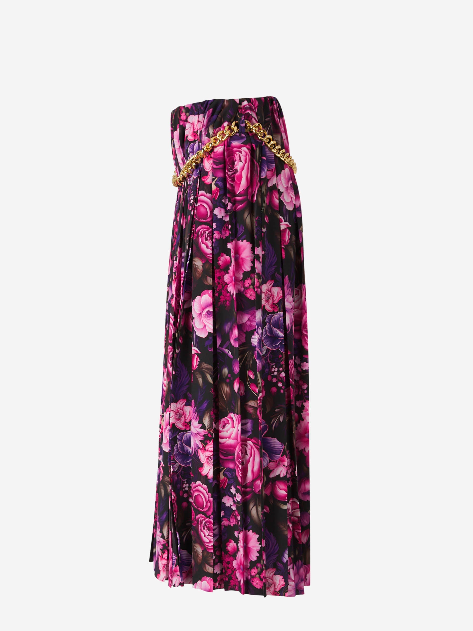 Pleated Maxi Skirt Balenciaga оригінал – Купити в Україні – вид ззаду