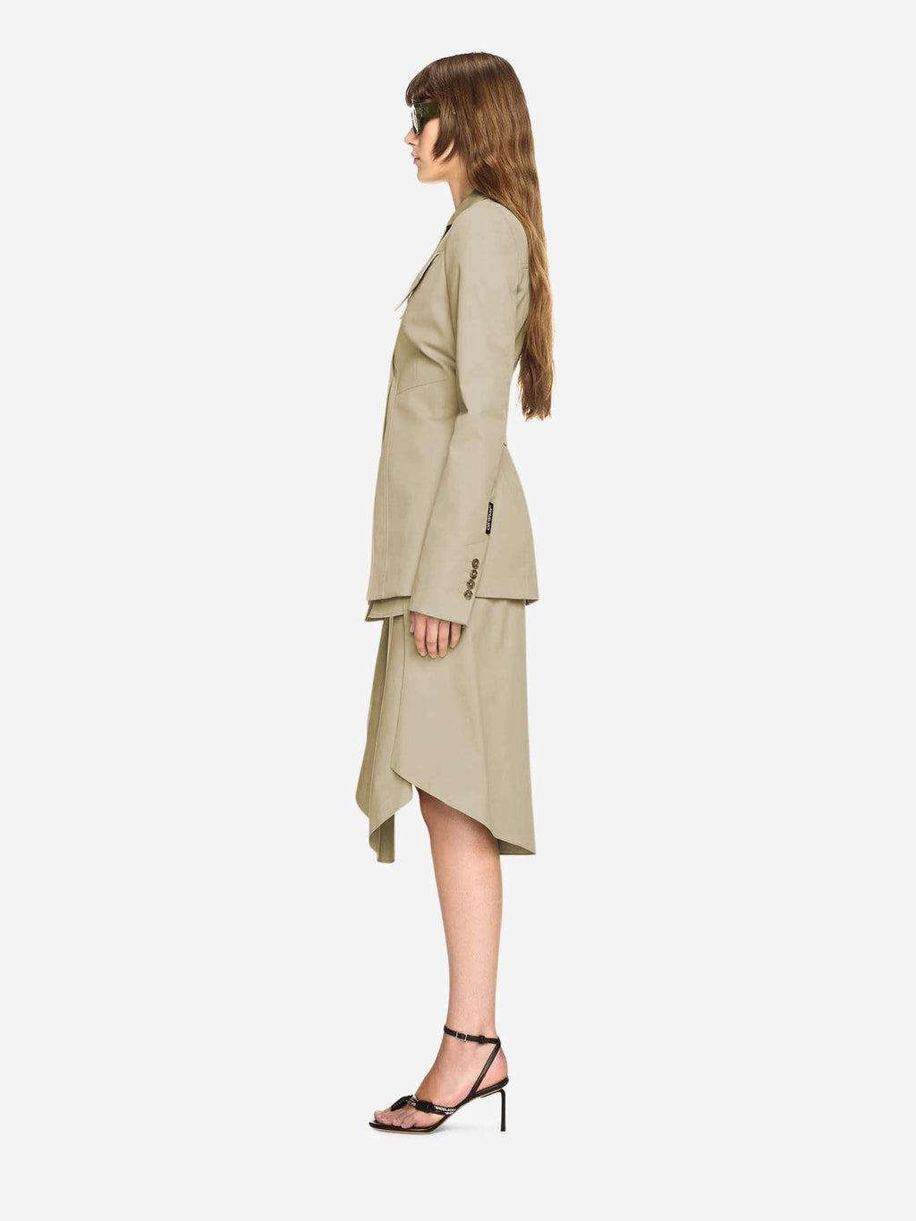 Savana MIDI Skirt Off-white оригінал – Купити в Україні – збільшений вид