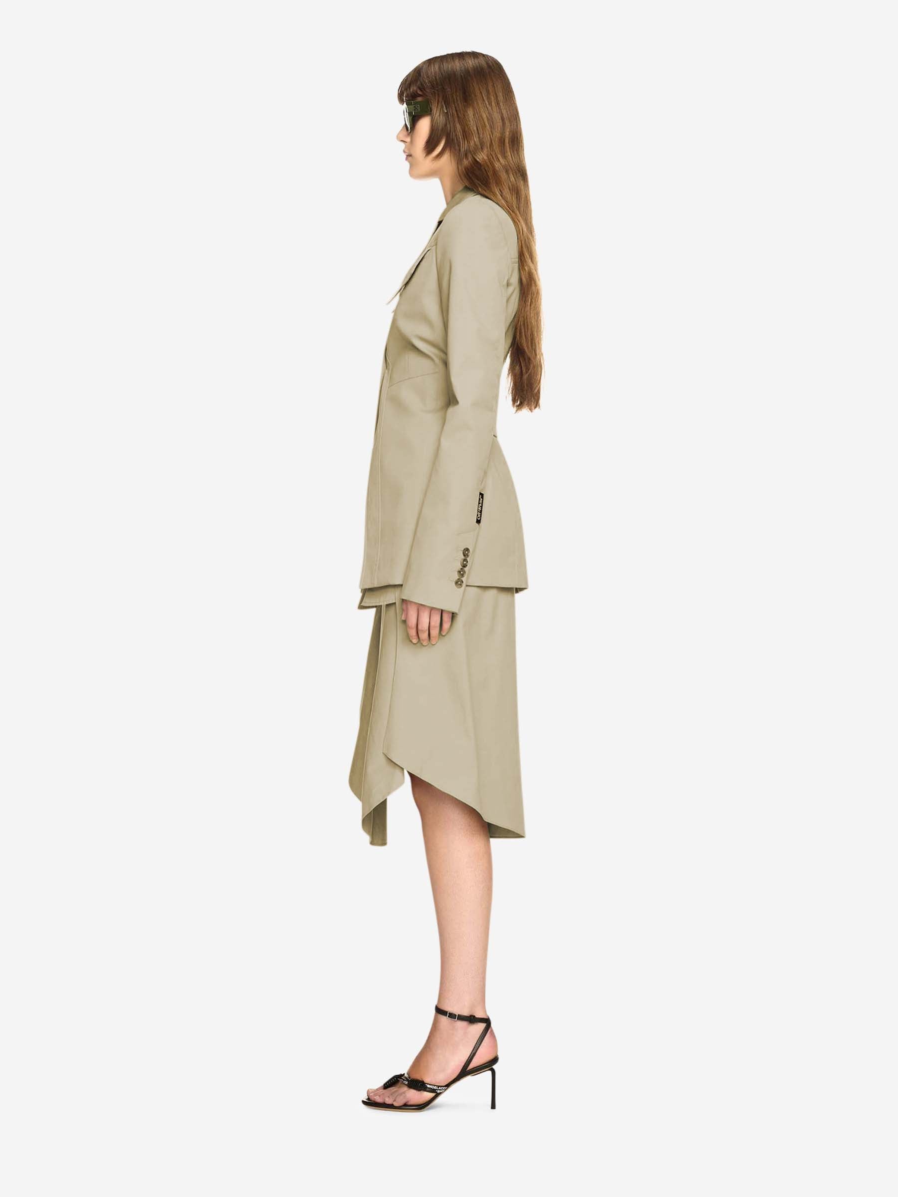 Savana MIDI Skirt Off-white оригінал – Купити в Україні – збільшений вид