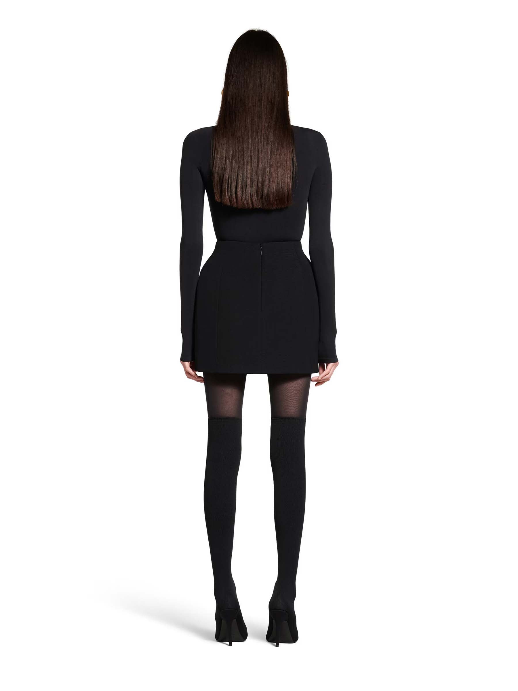 Hourglass Mini Skirt Balenciaga – Гарантія оригінальності – детальний вид