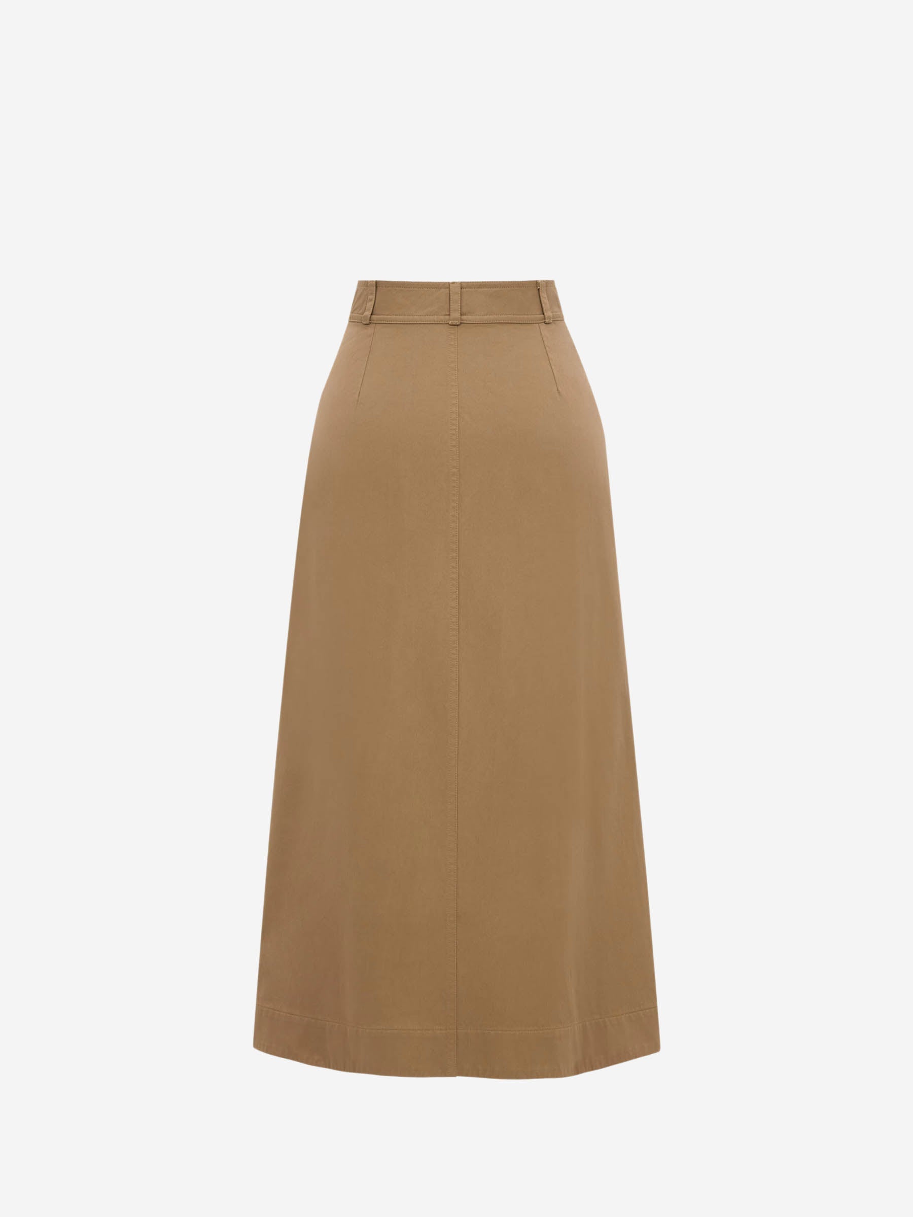 Оригінальна MIDI Button Skirt Saint laurent – вид ззаду