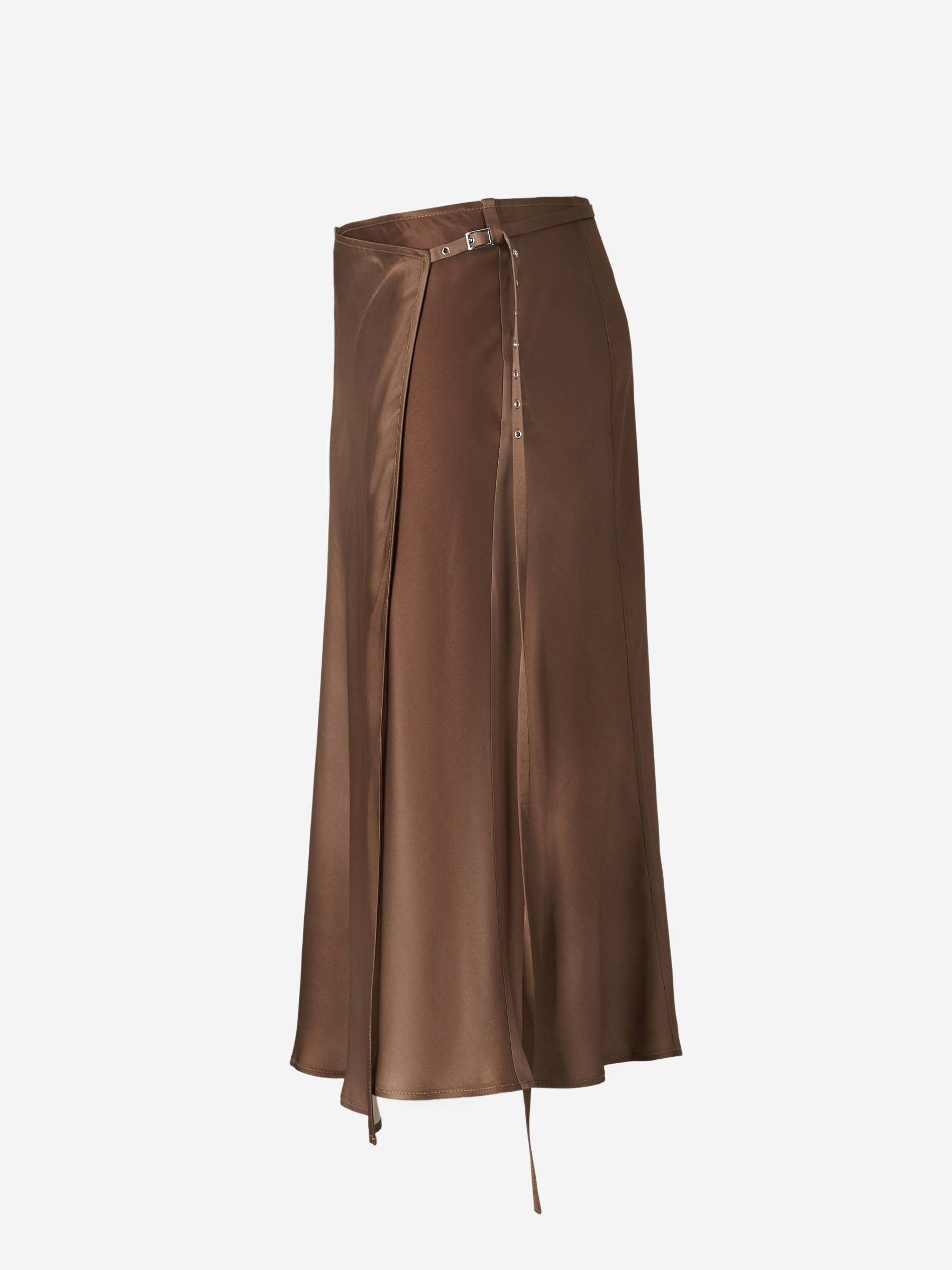 Оригінальна MIDI Wrap Skirt Acne studios – вид ззаду