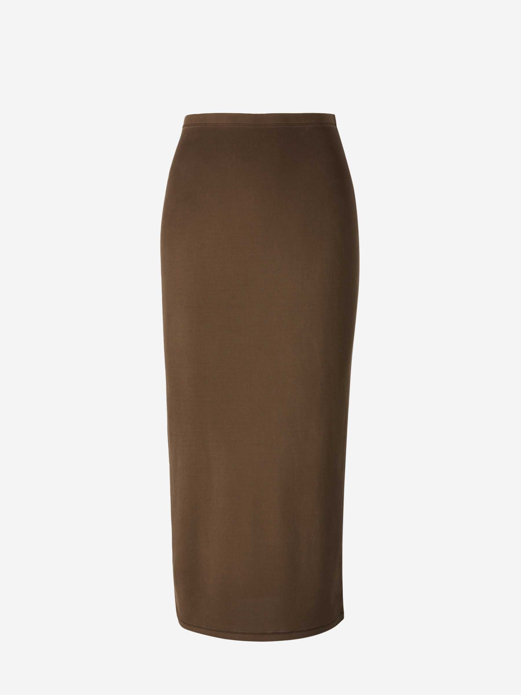 Оригінальна MIDI Knitted Skirt Acne studios – боковий вид