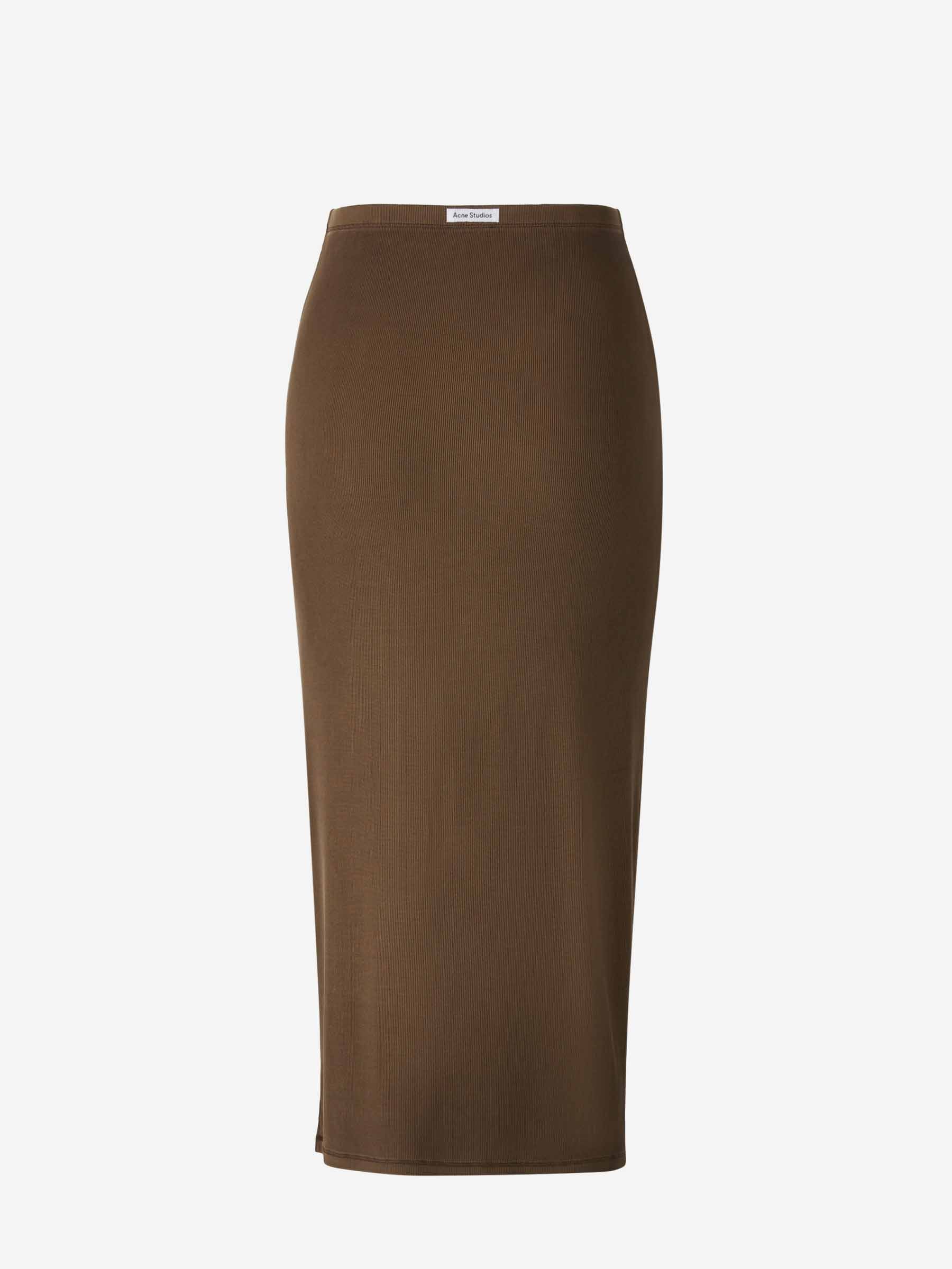 Оригінальна MIDI Knitted Skirt Acne studios – вид ззаду