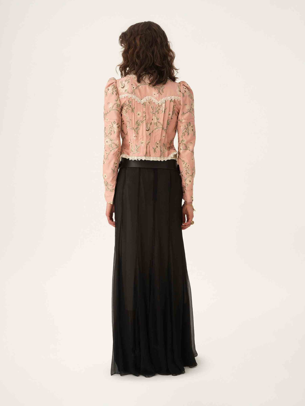 Оригінальна Maxi Chiffon Skirt Chloe – вид ззаду